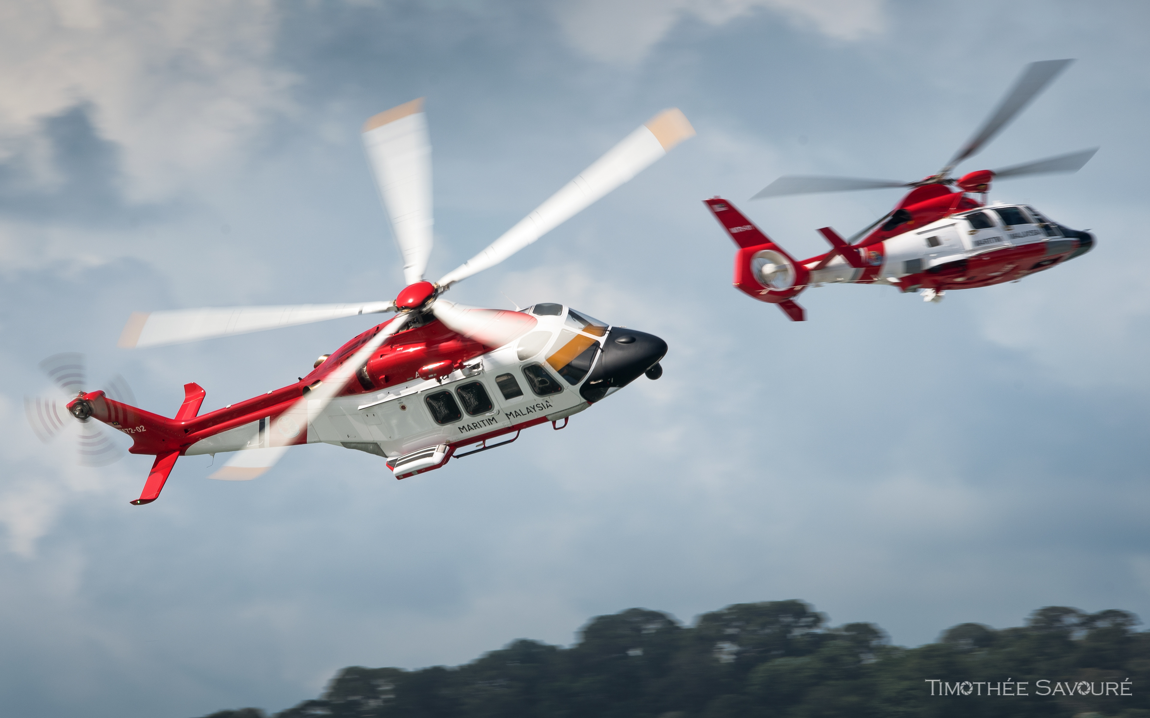 Maritim Malaysia (Malaysian Coast Guards) Agusta AW139 & Dauphin | M72-02 & M70-01