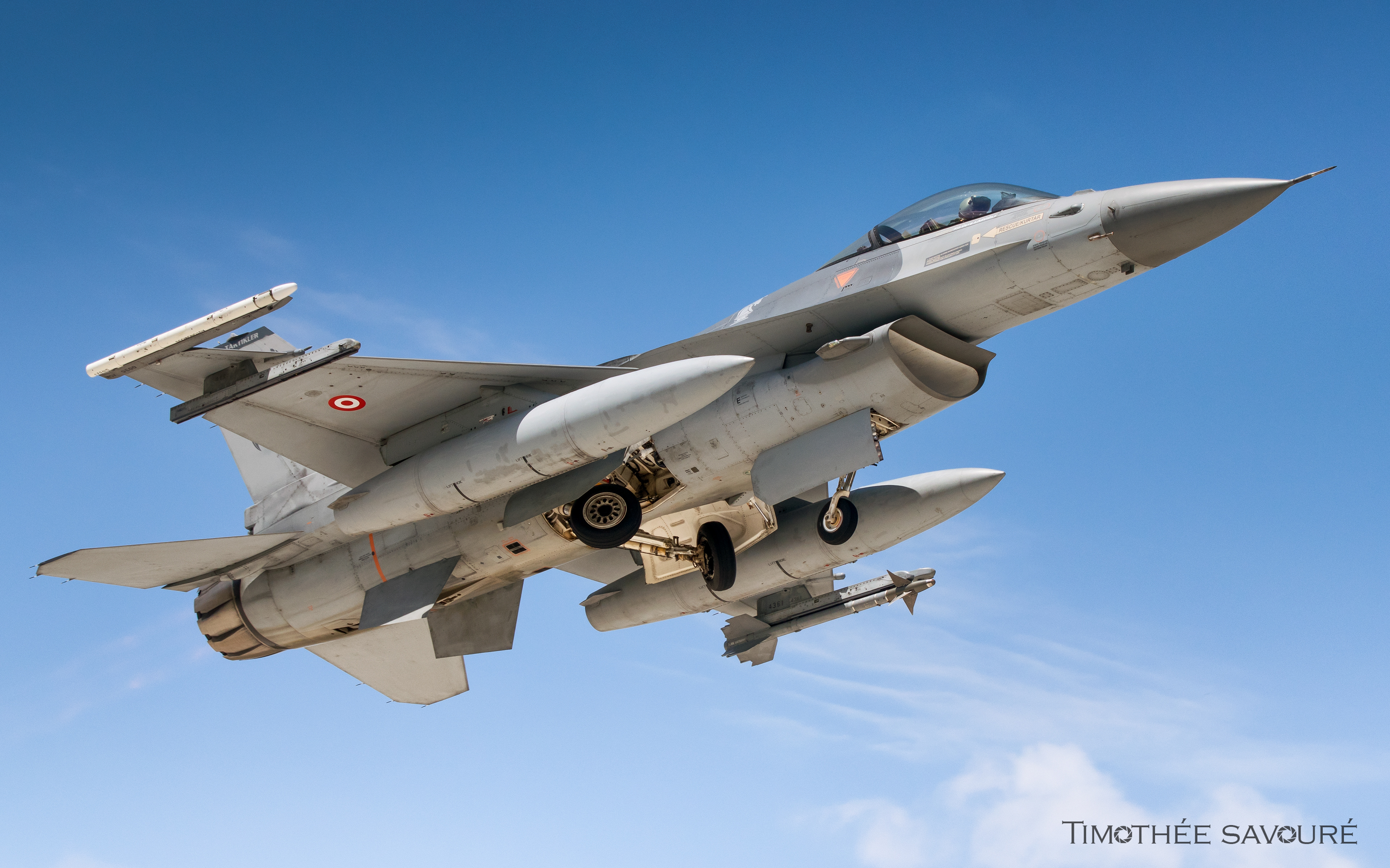 Turkish Air Force F-16C taking-off