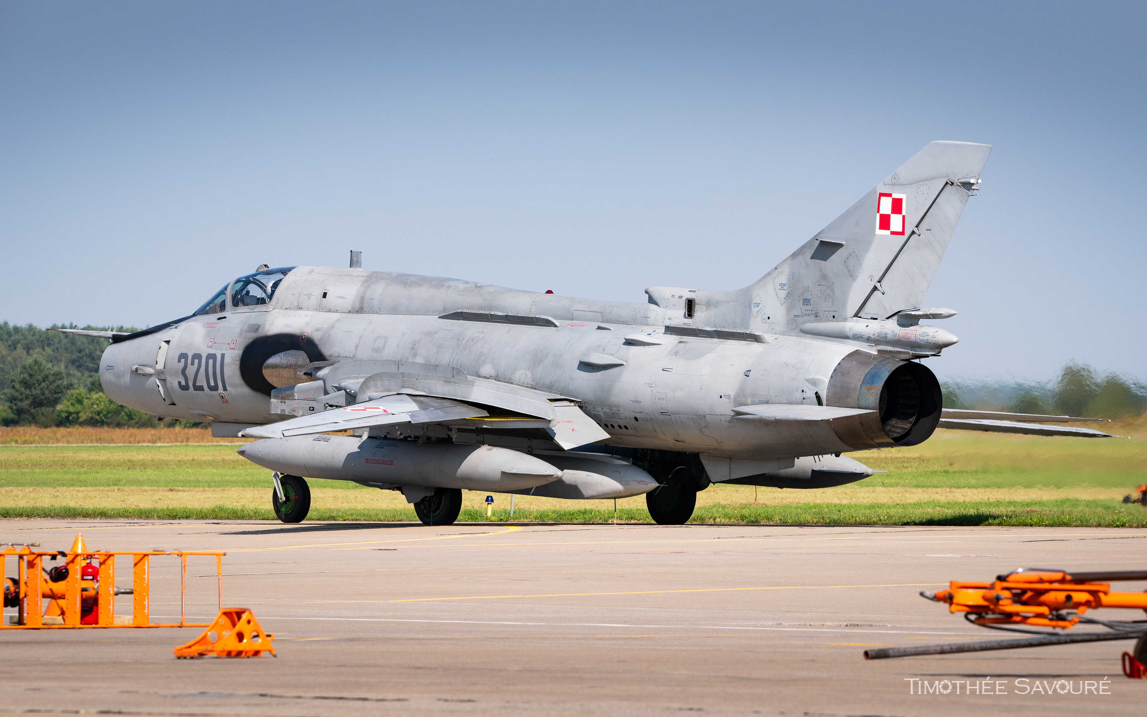 Polish Air Force Sukhoi Su-22M4 Fitter n°3201 in Miroslawiec
