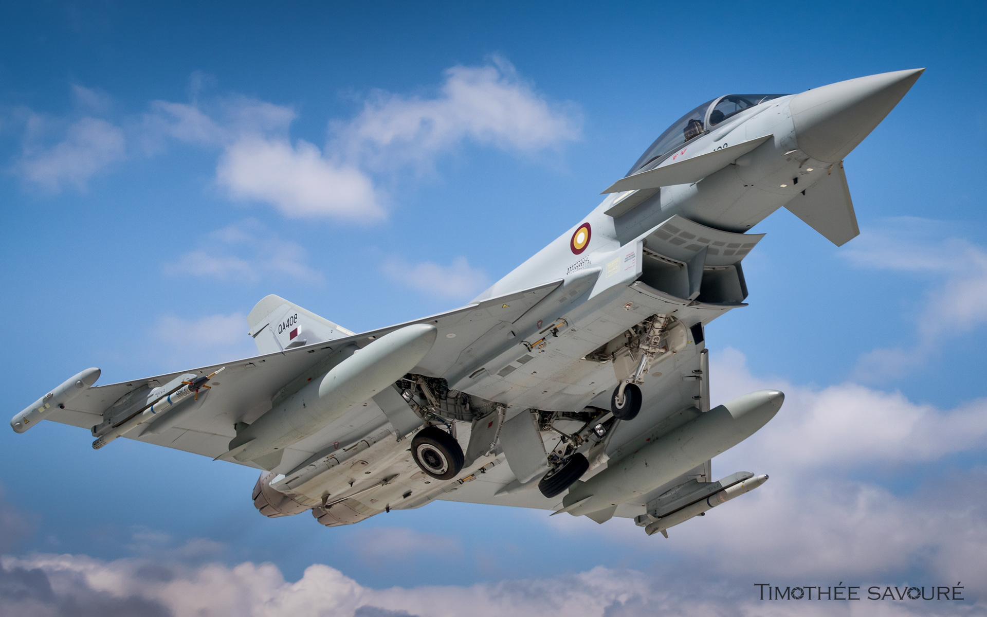 Qatar Air Force Eurofighter Typhoon taking-off