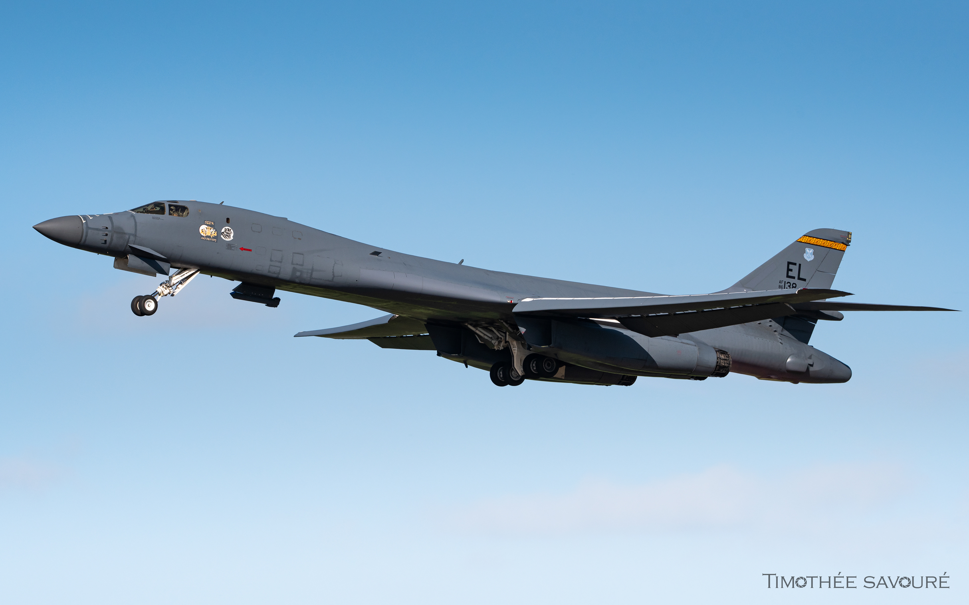 The 28th Bomb Wing is based at Ellsworth and operates a fleet of B-1s