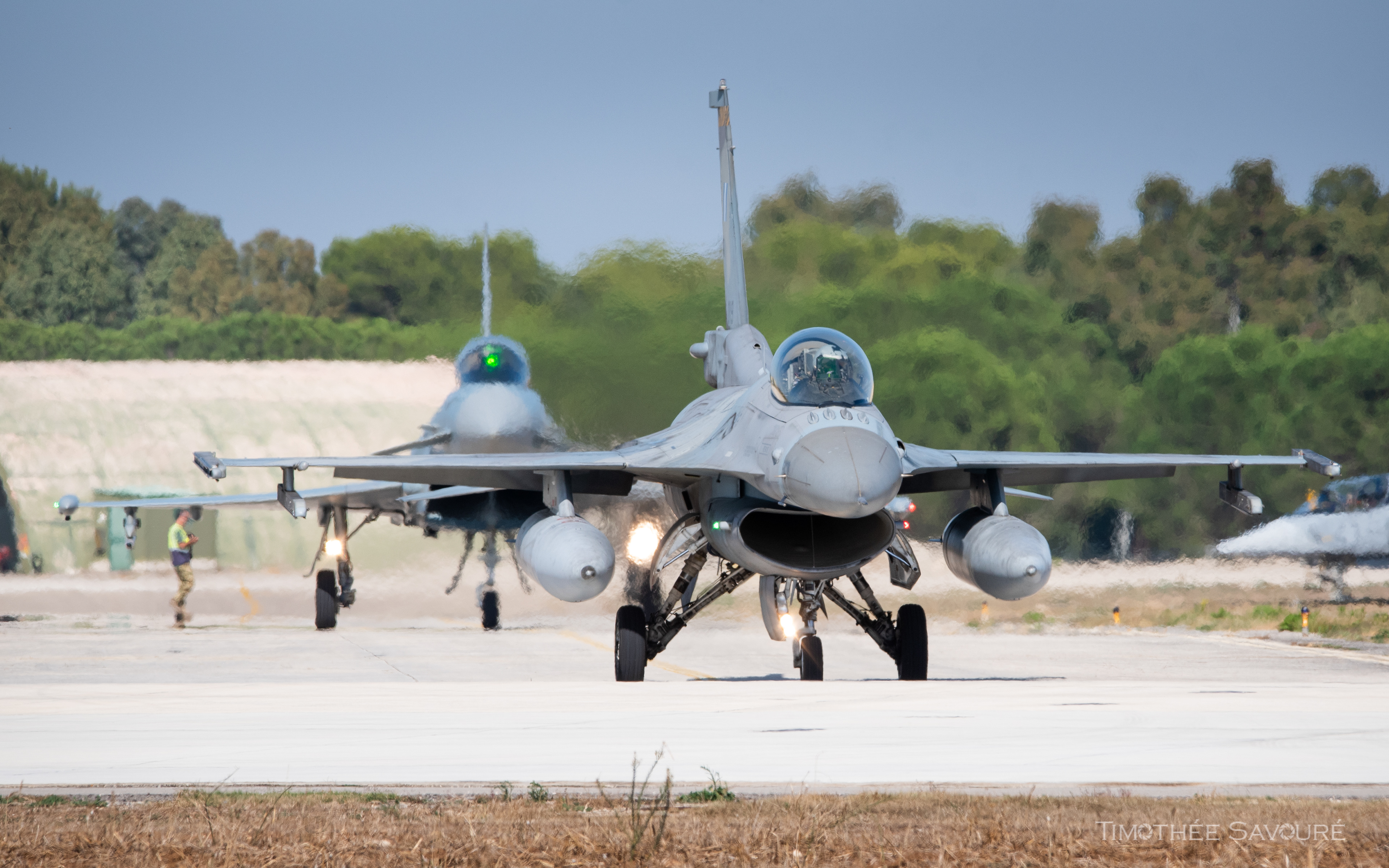 Hellenic Air Force F-16C + Luftwaffe Eurofighter Typhoon