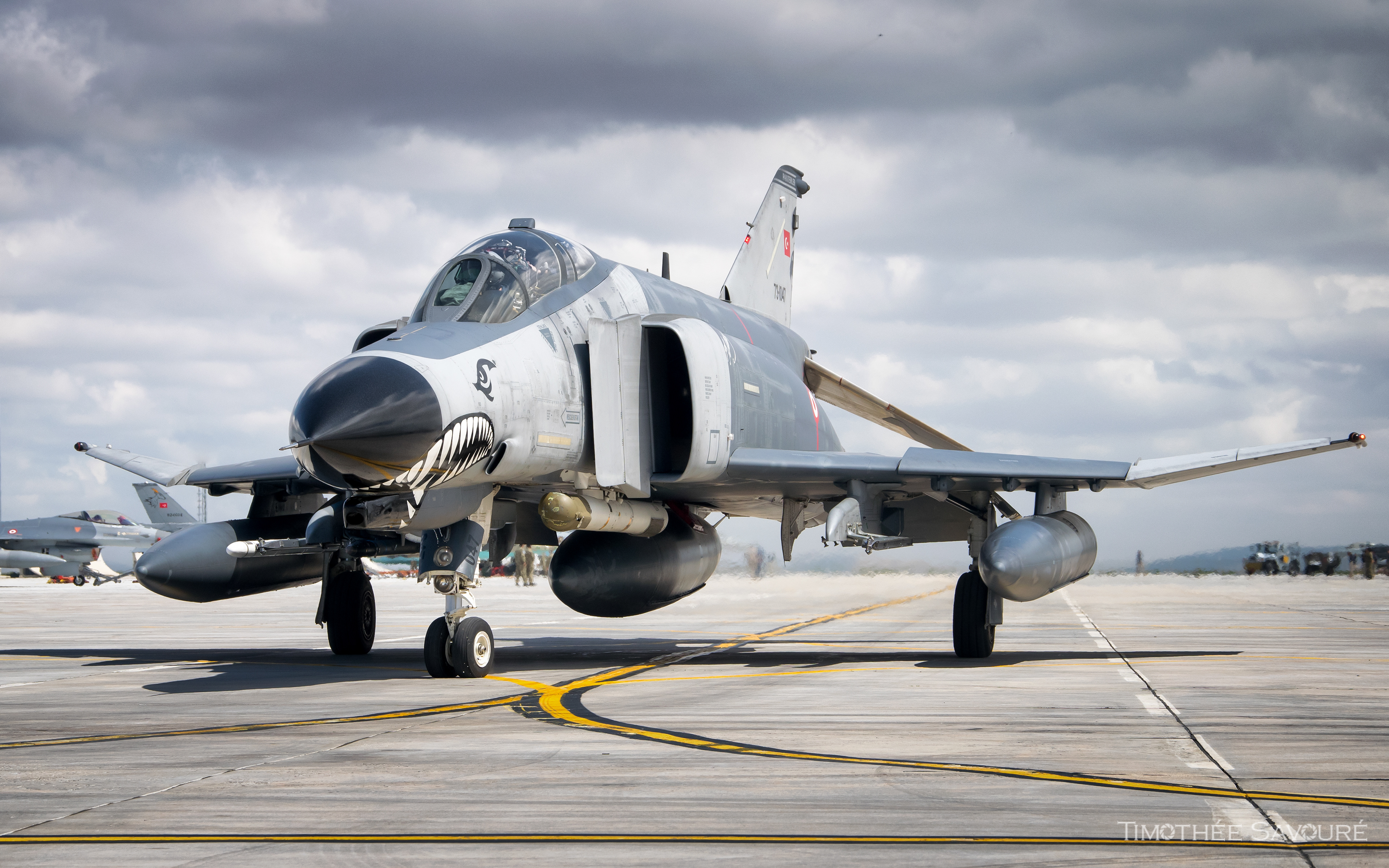 Turkish Air Force F-4E Terminator 2020 taxiing