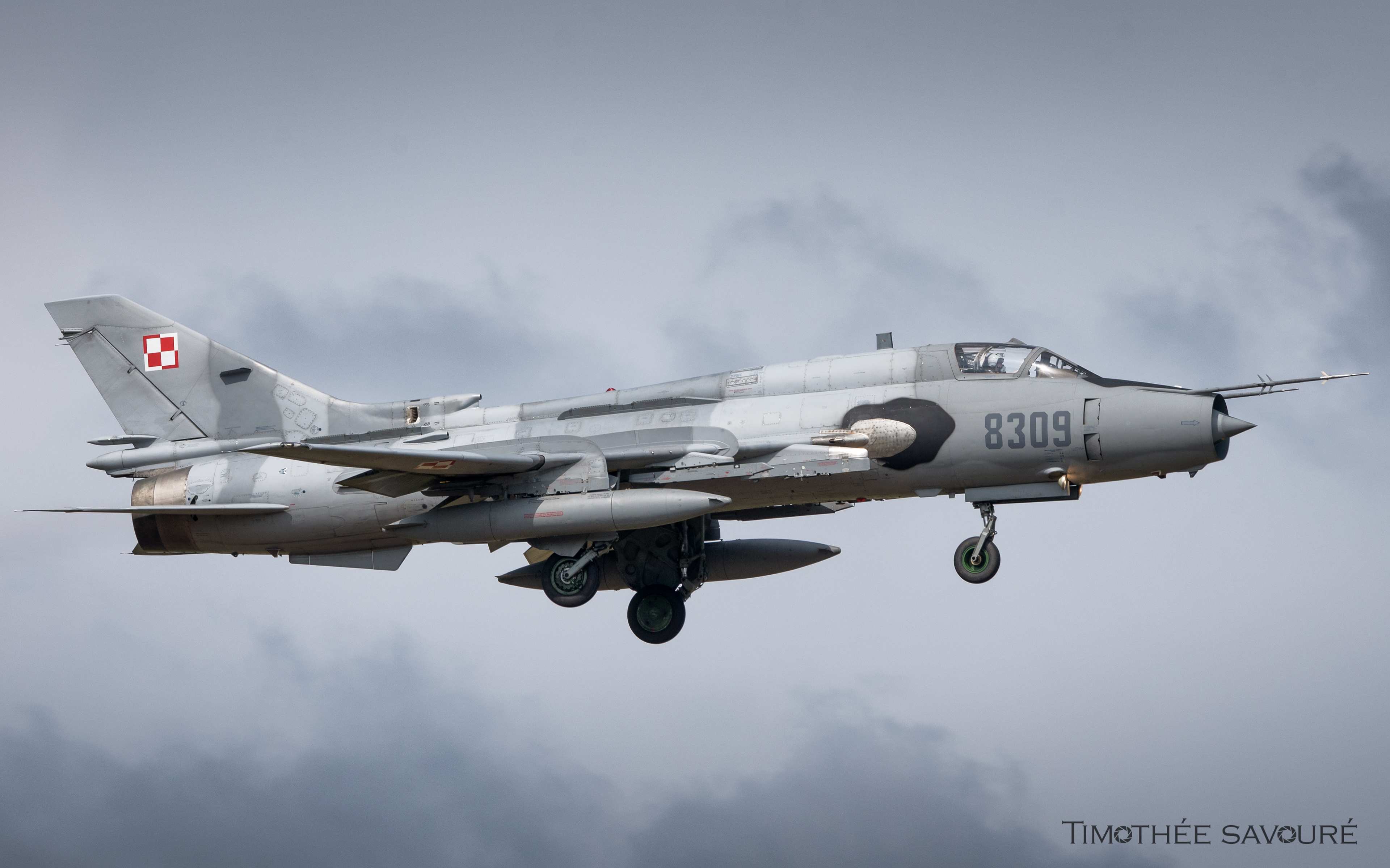 Polish Air Force Sukhoi Su-22M4 Fitter n°8309 in Mińsk Mazowiecki