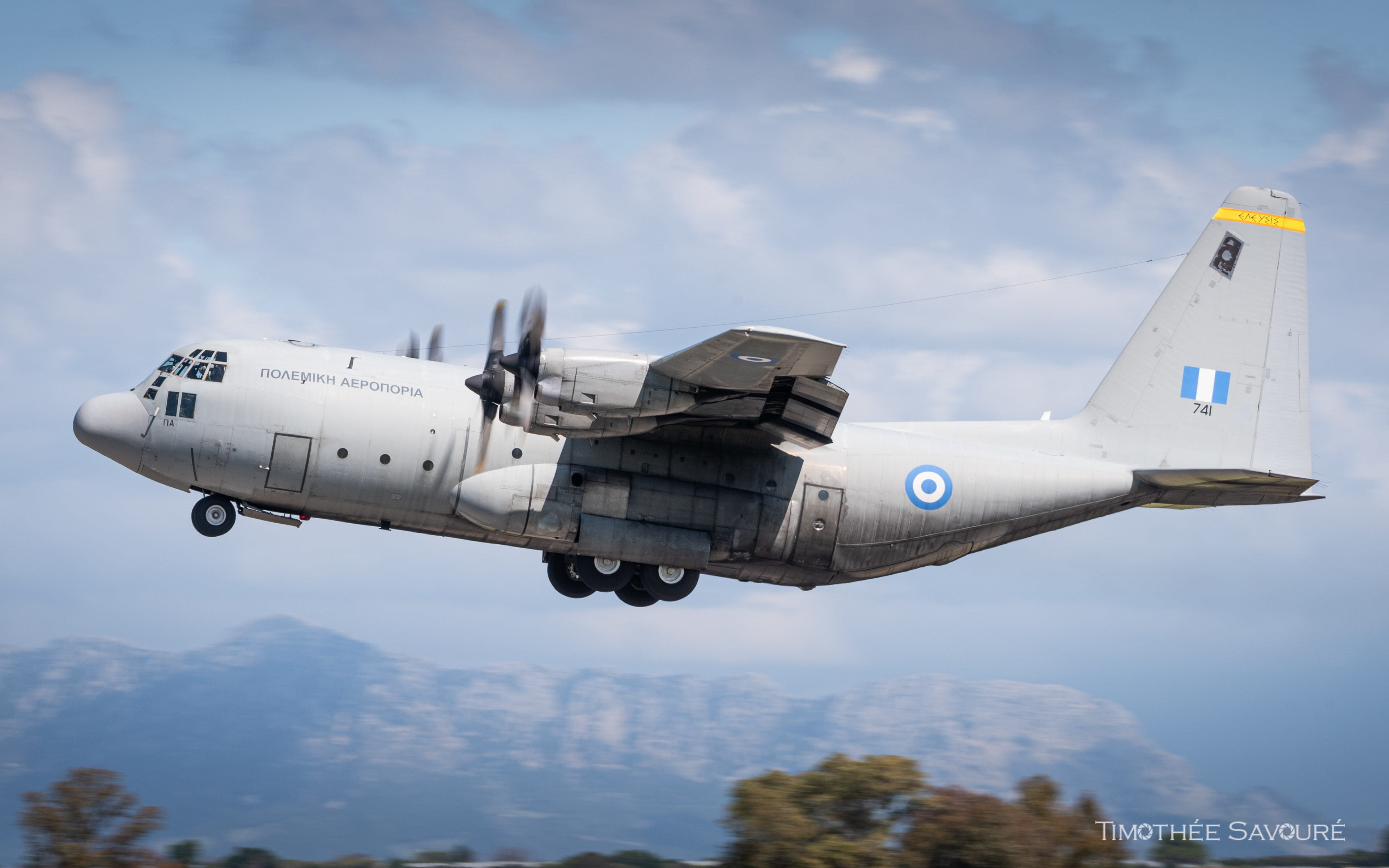Hellenic Air Force Lockheed C-130H Hercules pereformed several support missions | 741