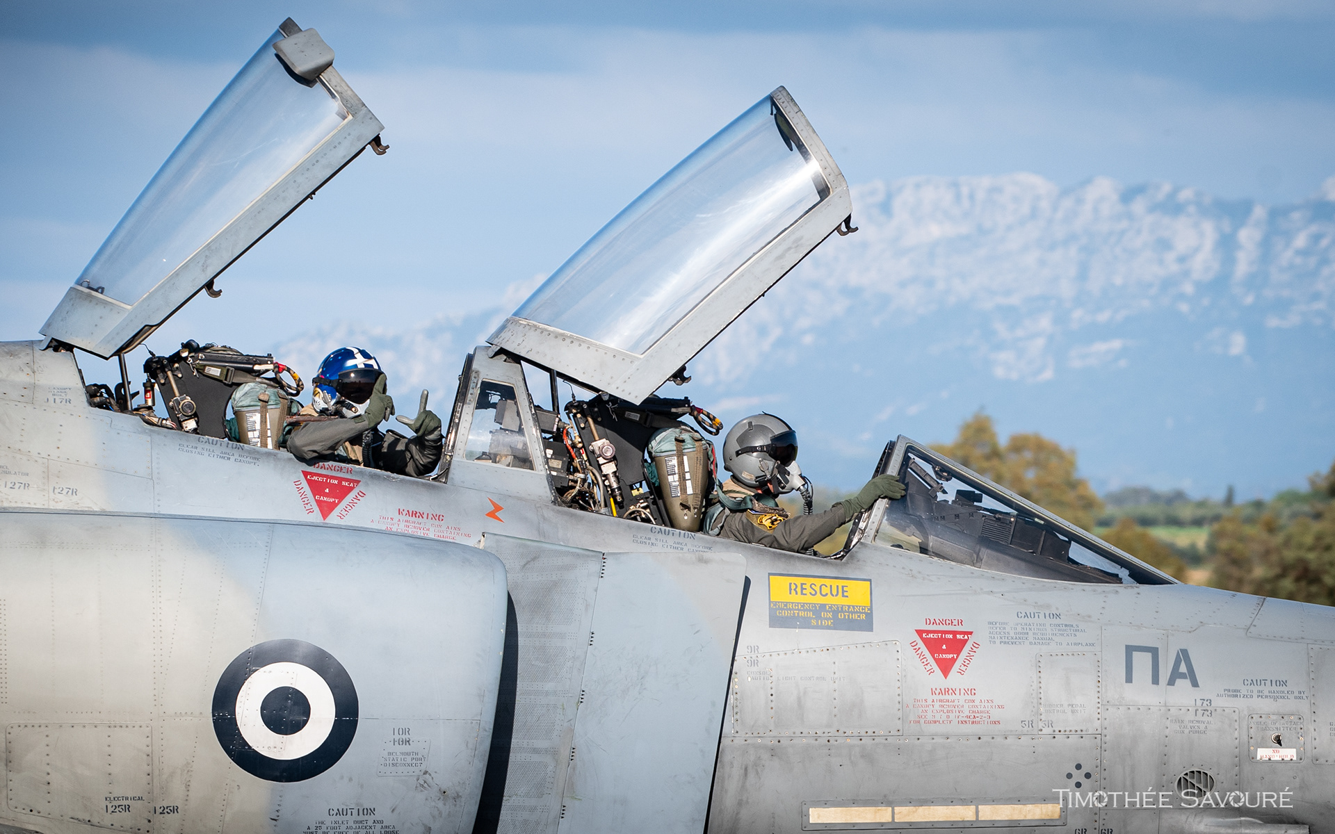 Iniochos 2025 Andravida Hellenic Air Force F-4E Phantom II
