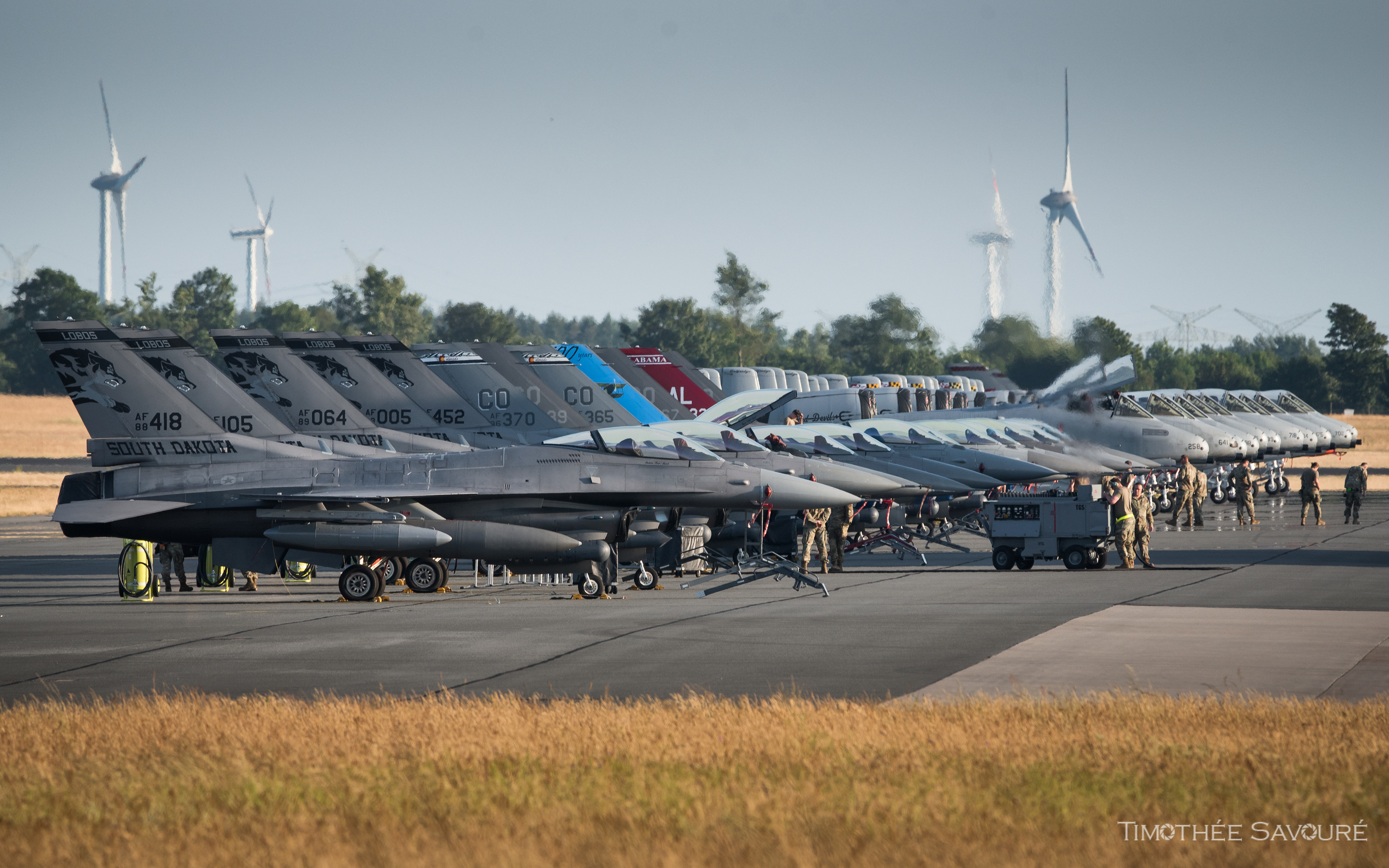Air Defender flightline