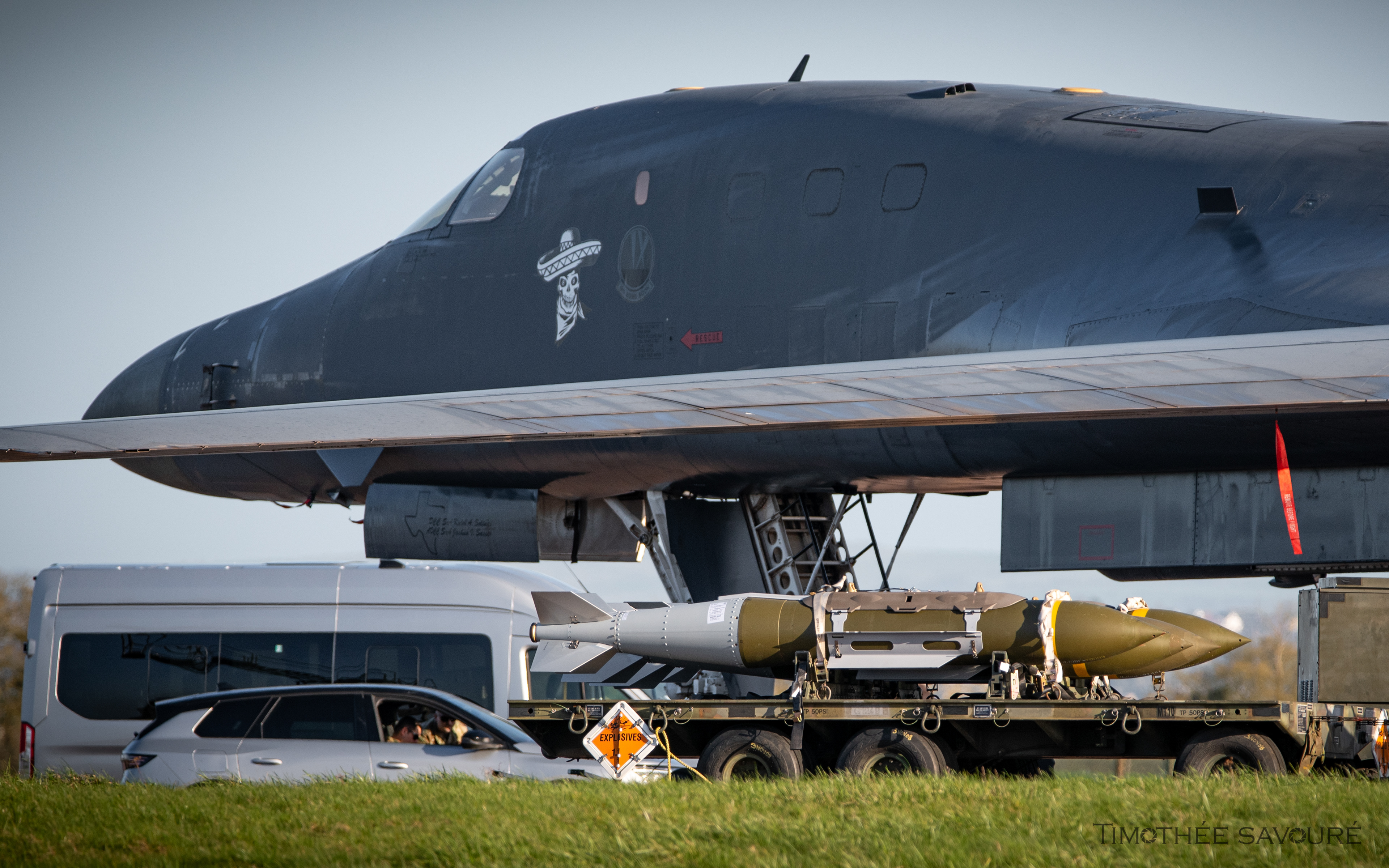 Ground scenery in Fairford during Epic Fury