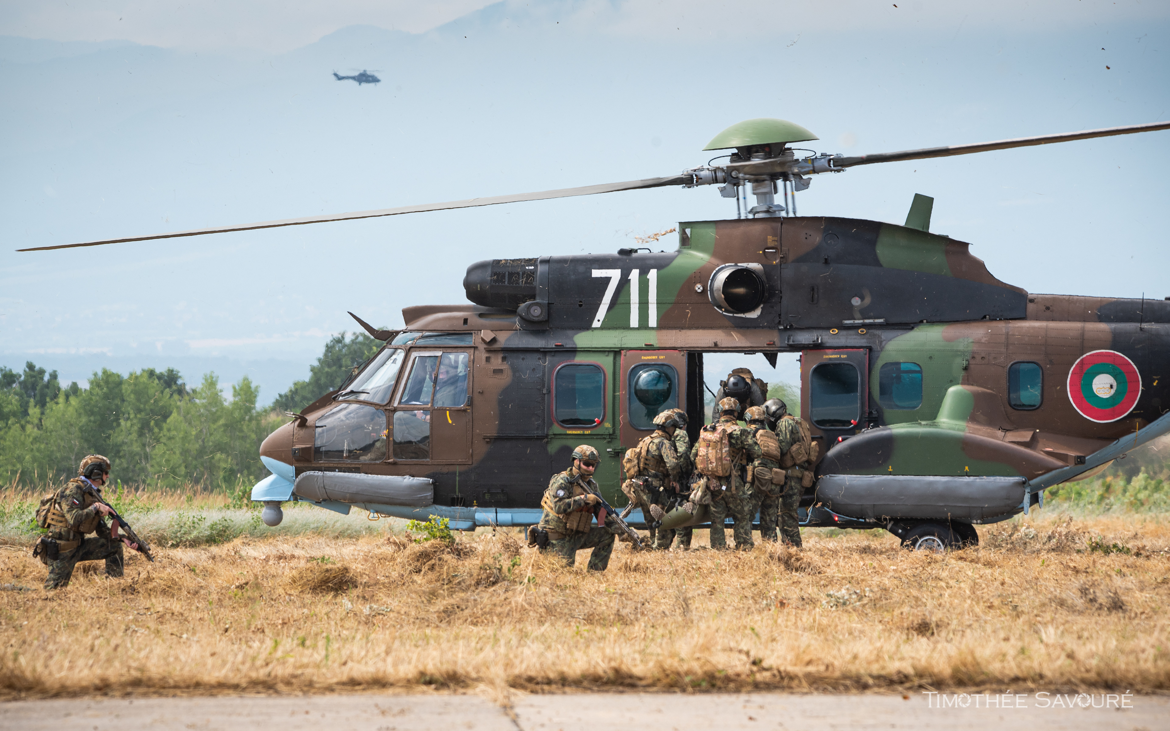 Medical Evacuation of wounded troops during Thracian Blade 2026 with a Bulgarian Cougar