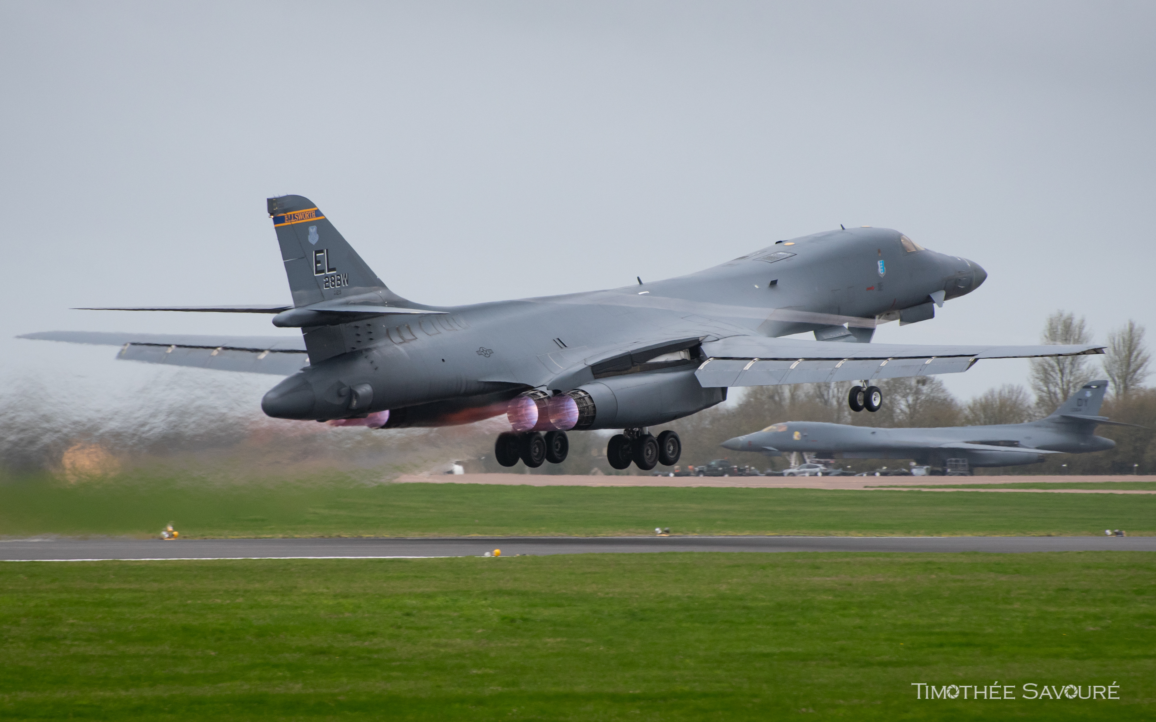 28th Bomb Wing Lancer taking-off