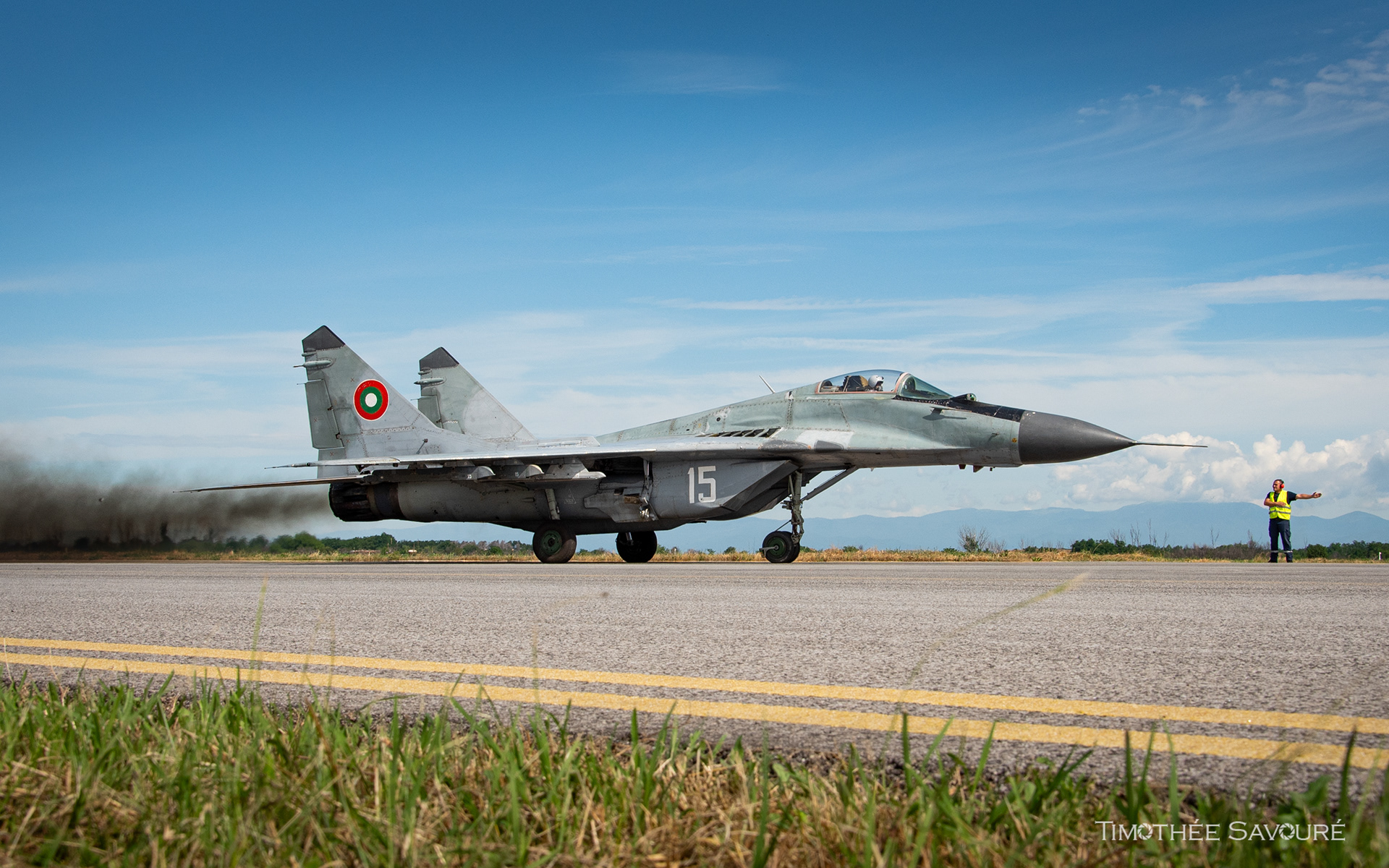 MiG-29K of the Bulgarian Air Force ready for a training mission during Thracian Blade 2026