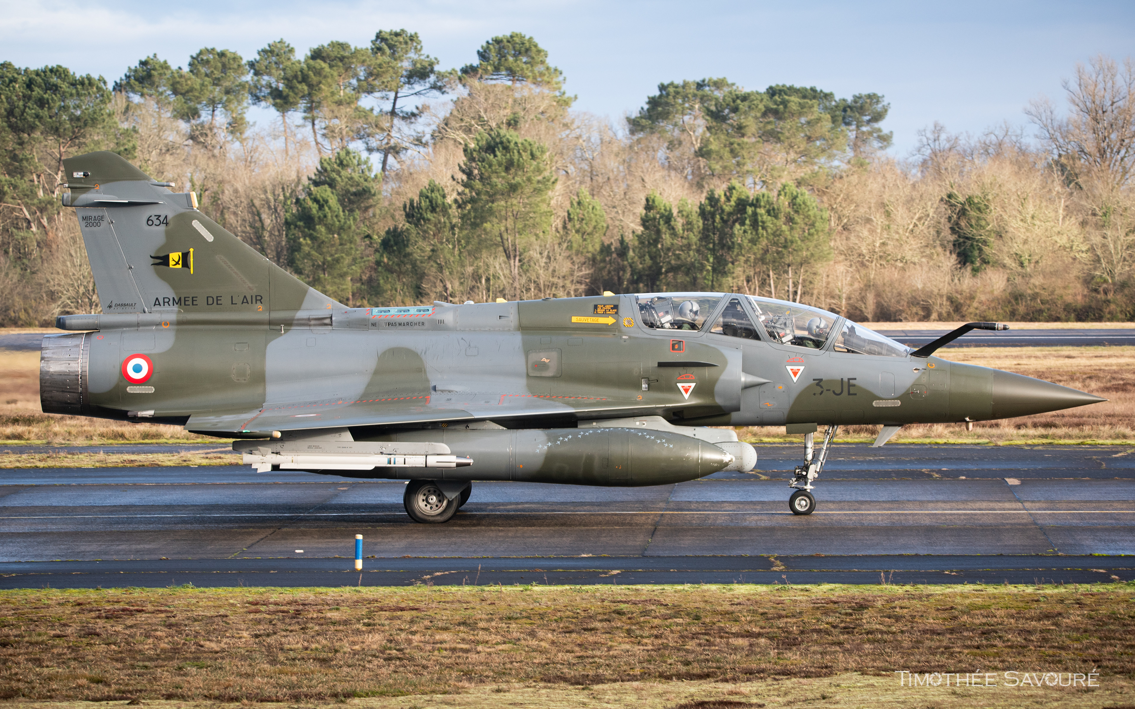 Armée de l'Air et de l'Espace Dassault Mirage 2000D | EC 1/3 Navarre | 634/3-JE