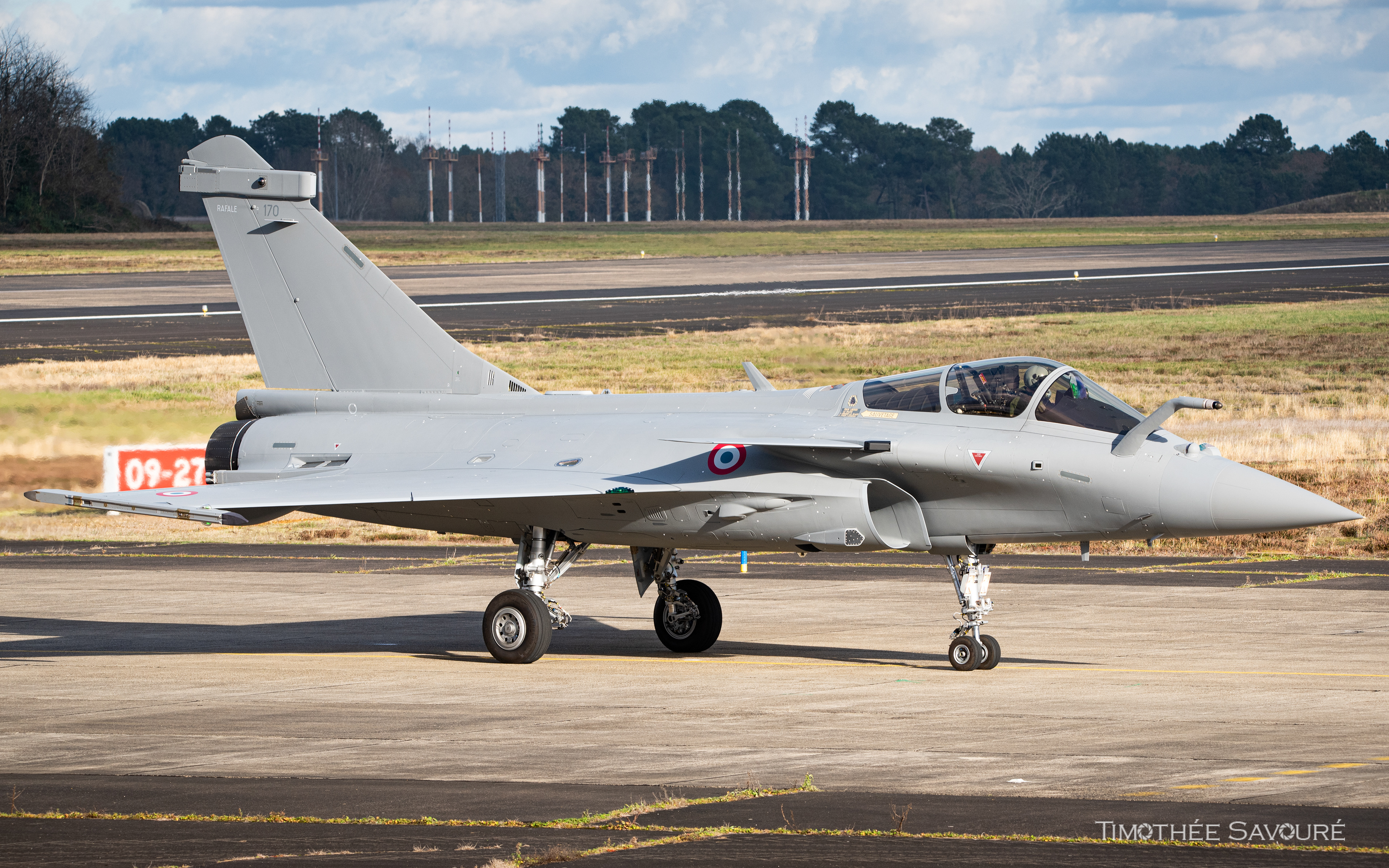 Armée de l'Air et de l'Espace Dassault Rafale C on delivery flight from the Final Assembly Line | 170