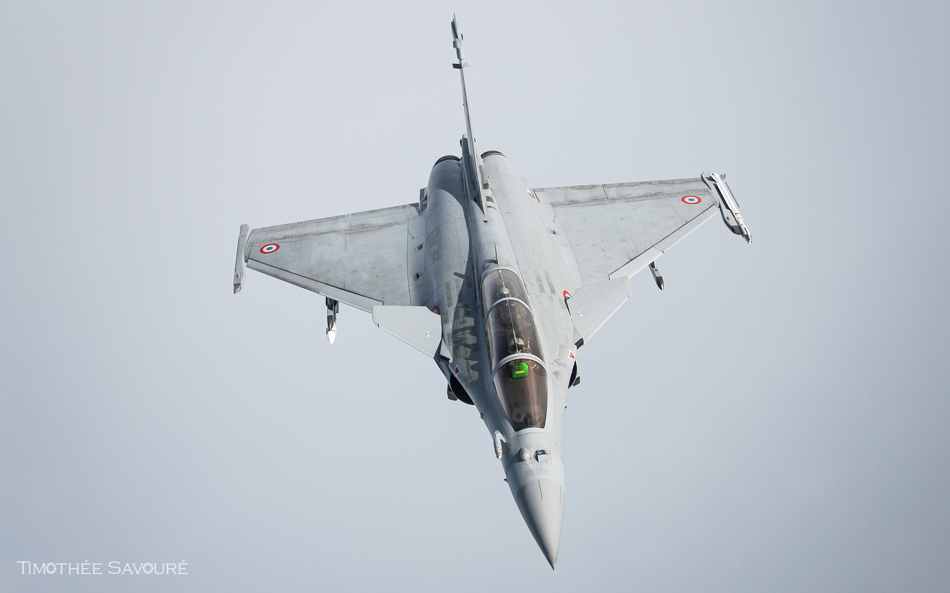 Air-to-air with a QRA Rafale B from 2/4 La Fayette squadron