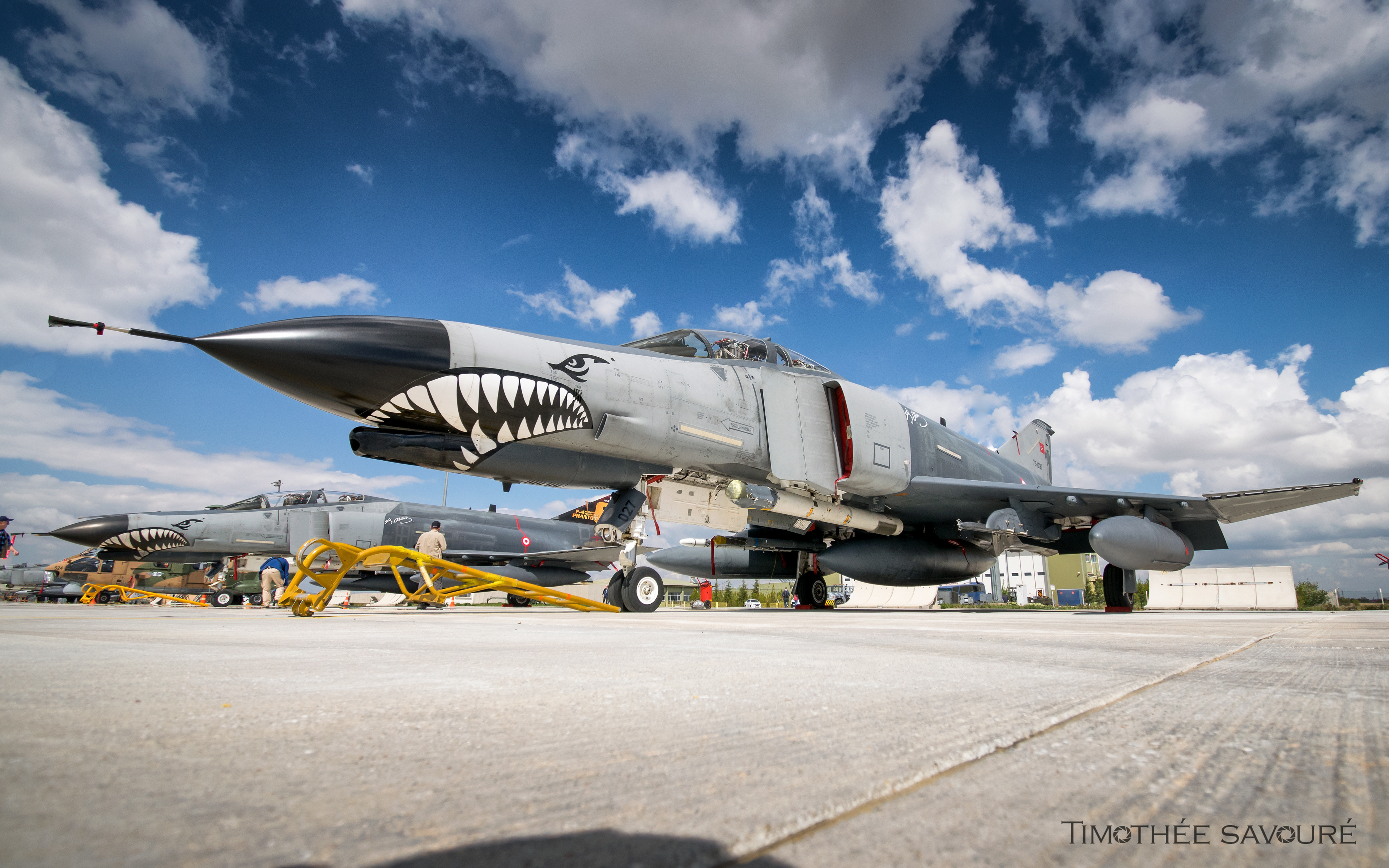 Turkish Air Force F-4E on the apron