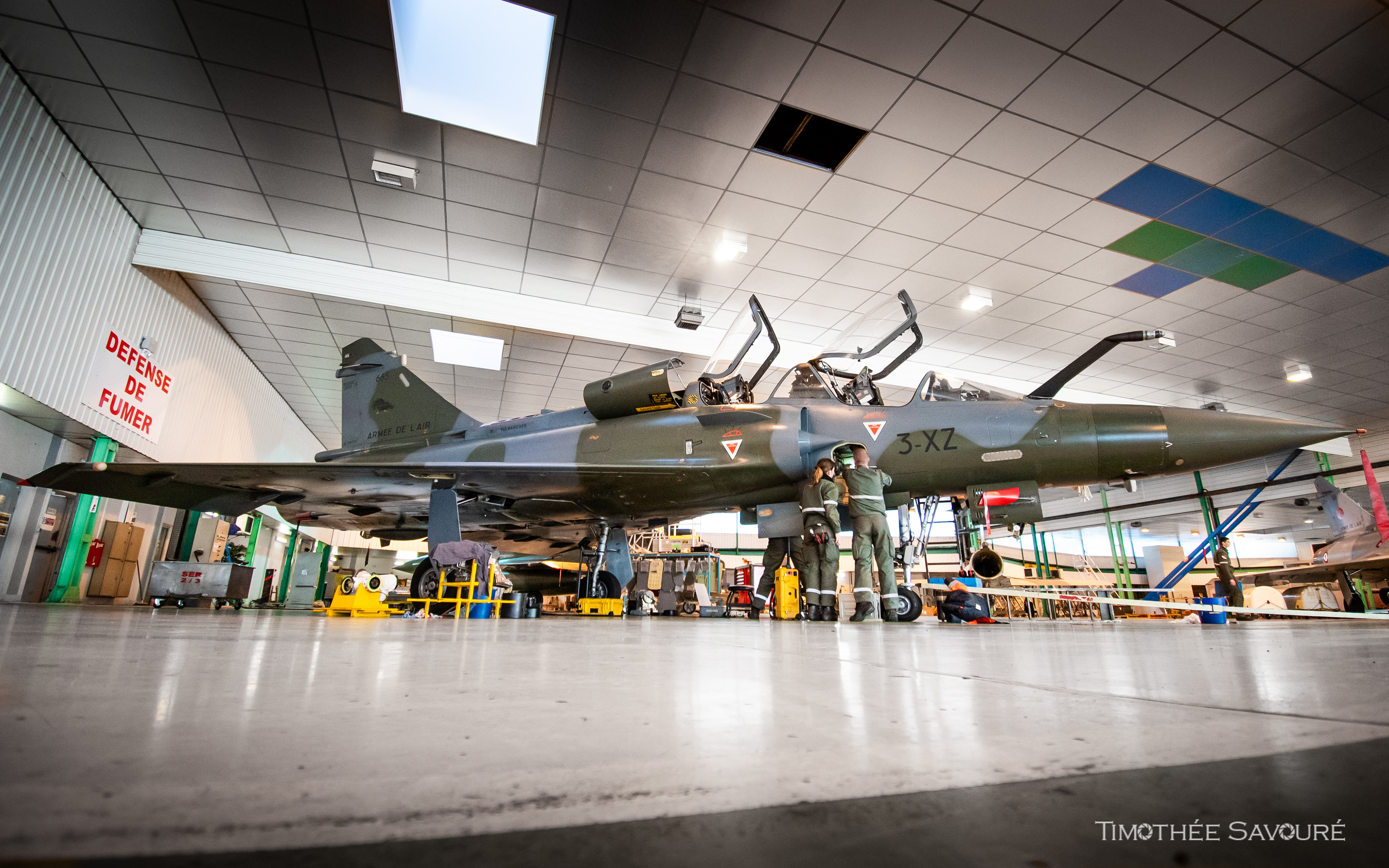 Mirage 2000D n°685 in maintenance
