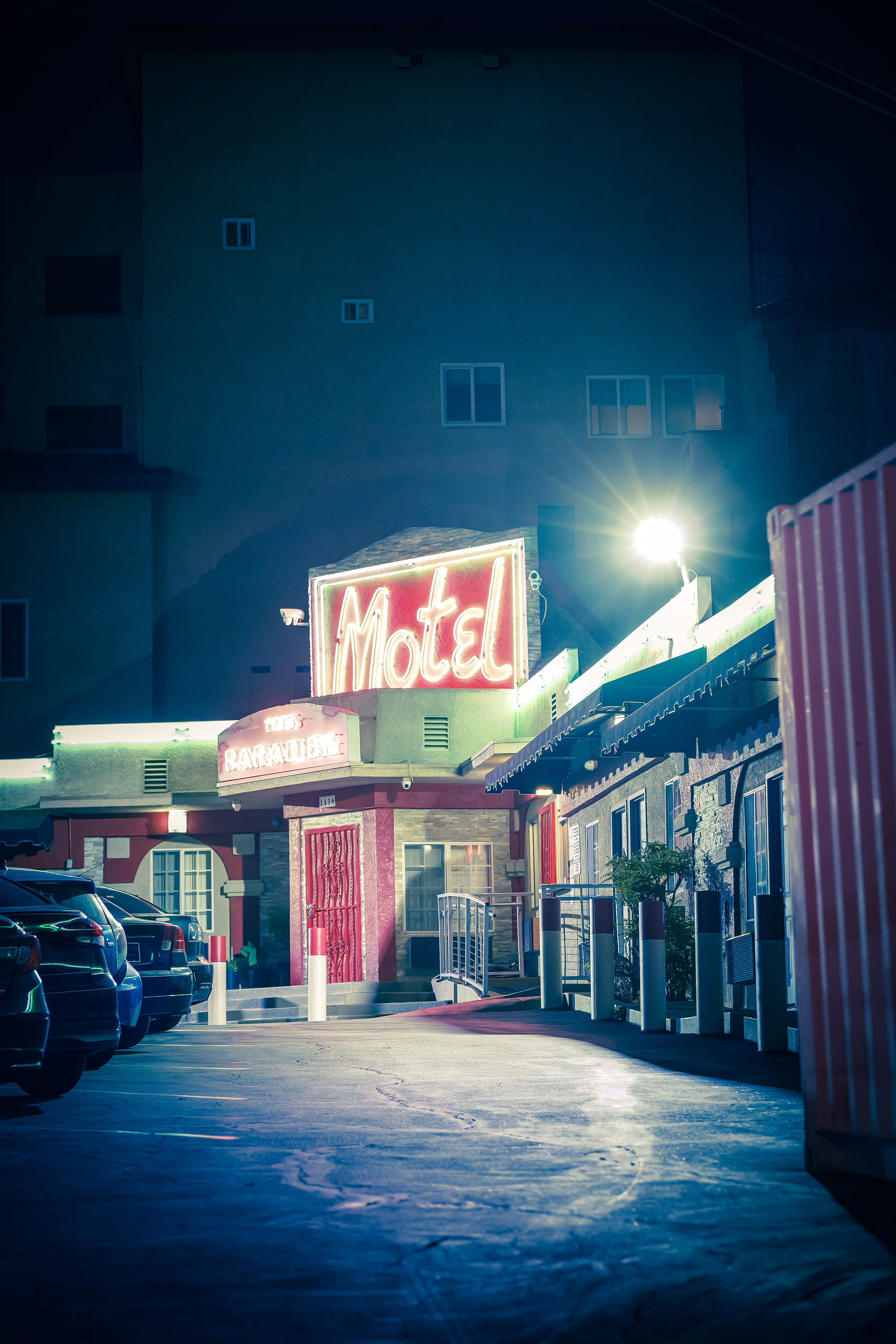 Paradise Motel near downtown LA