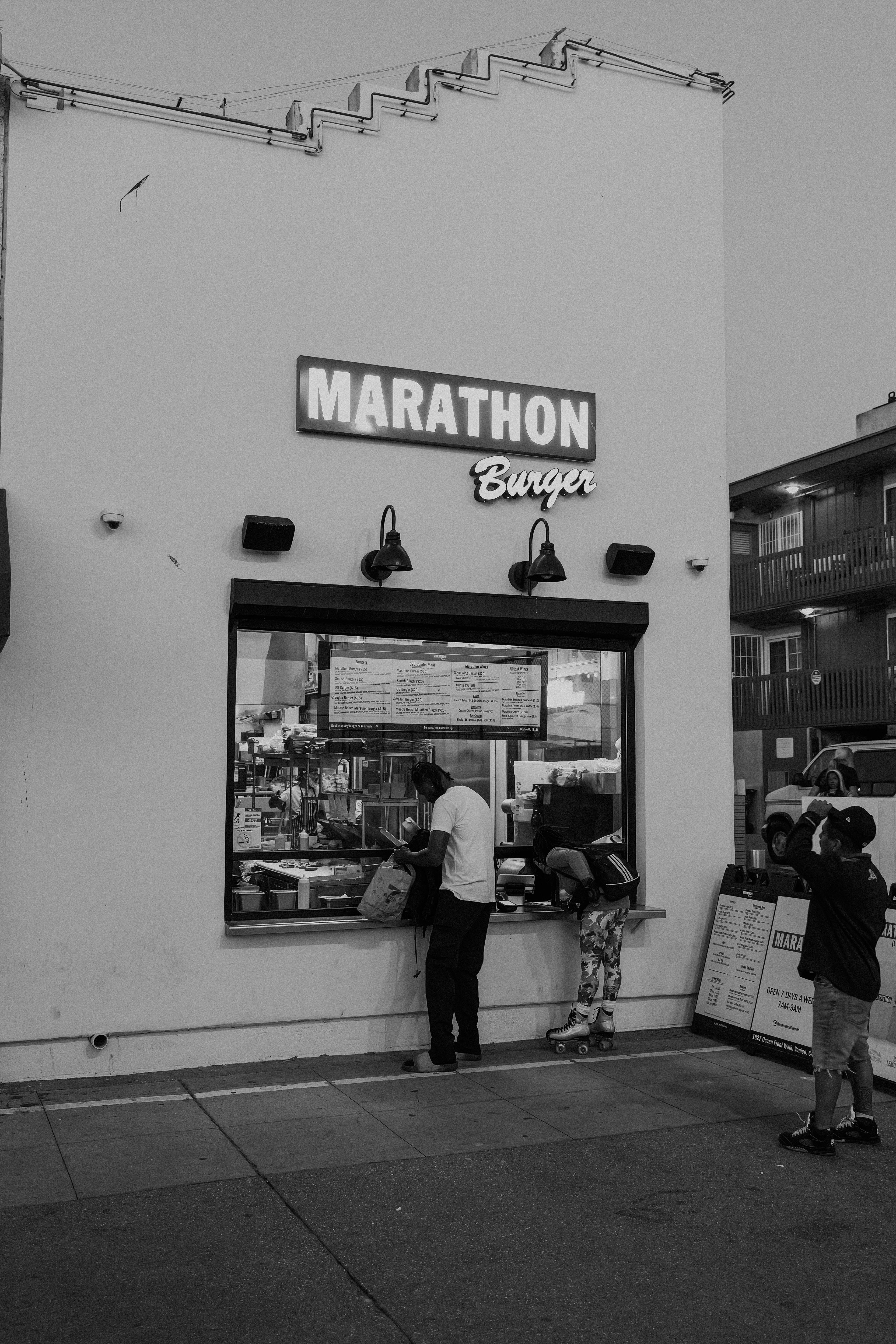 Marathon Burger at Venice Beach