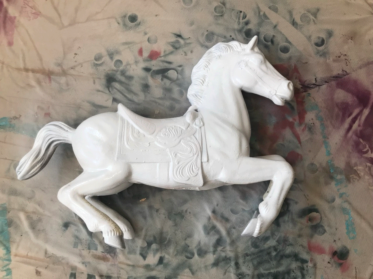 Pegasus painting process
