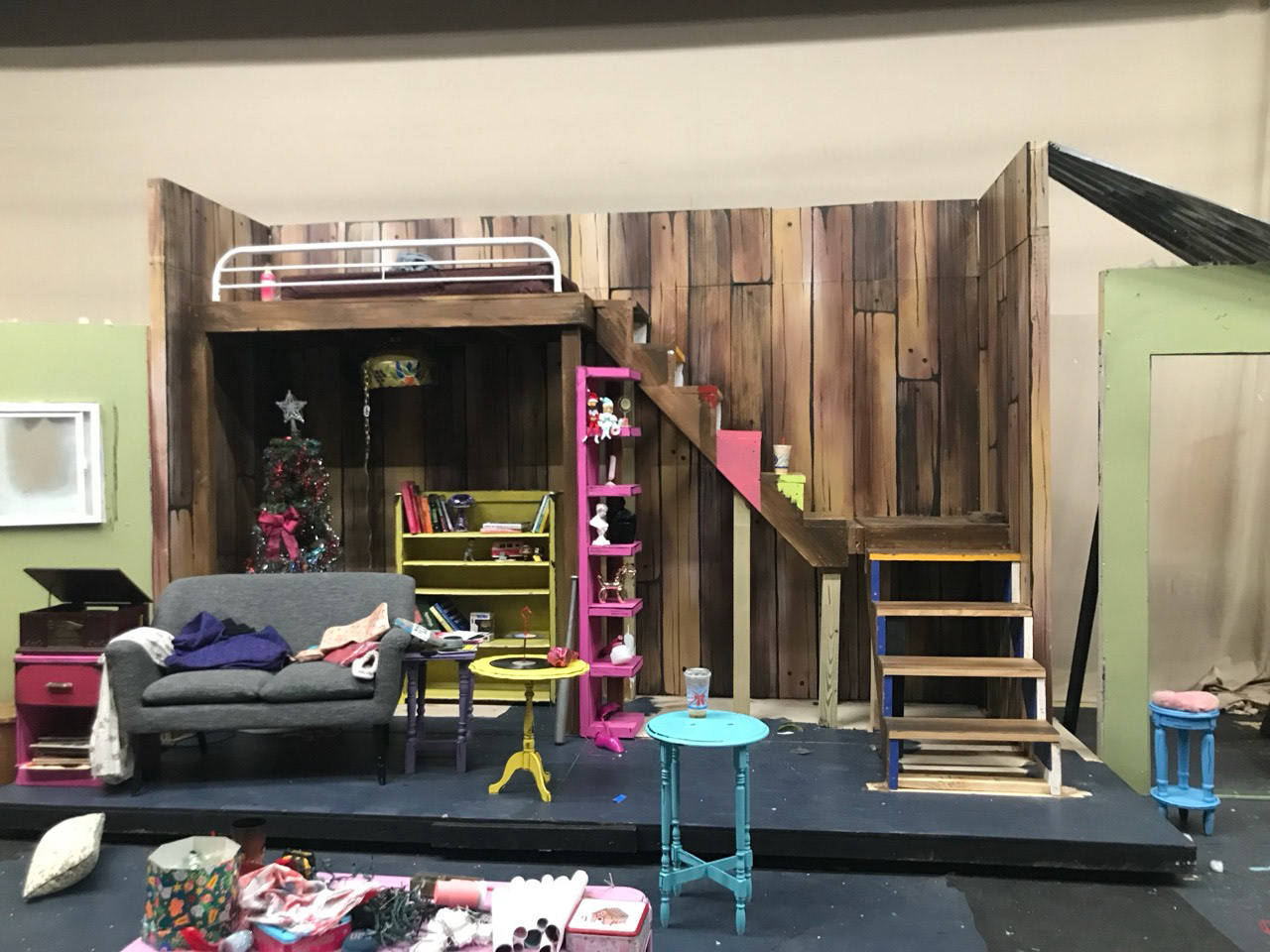 Completed wood texture