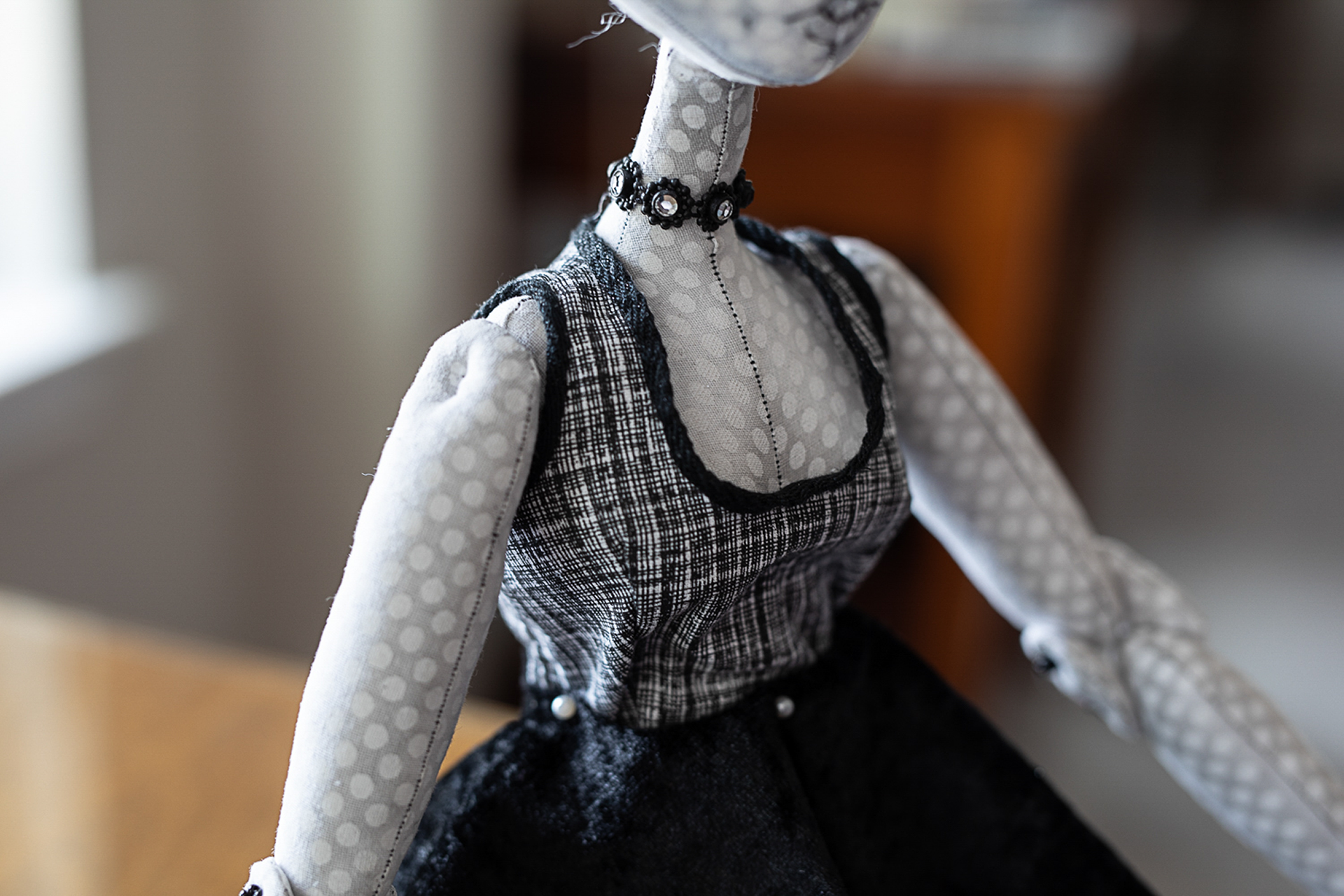 Choker and tank detail, "The Kitchen"