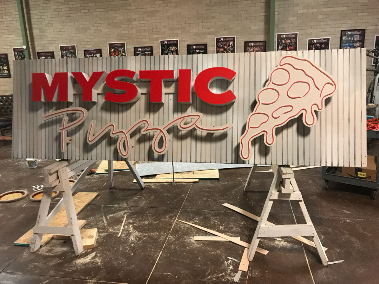 Mystic Pizza neon sign