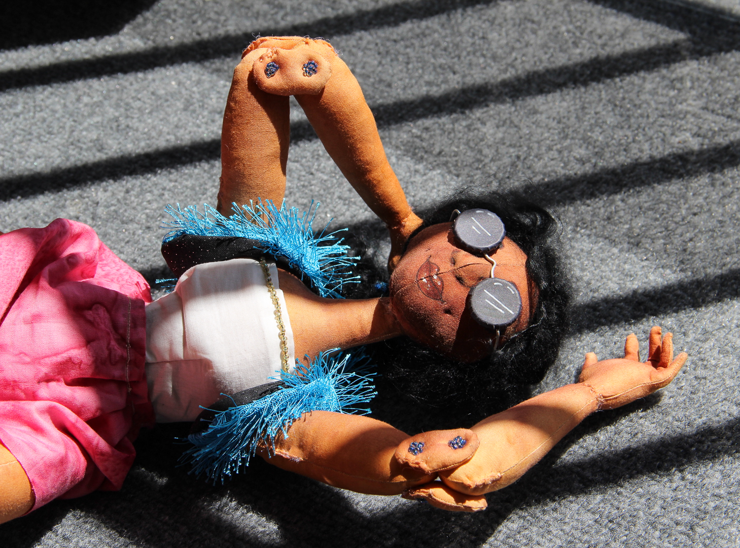 Jacket and beading lighting test