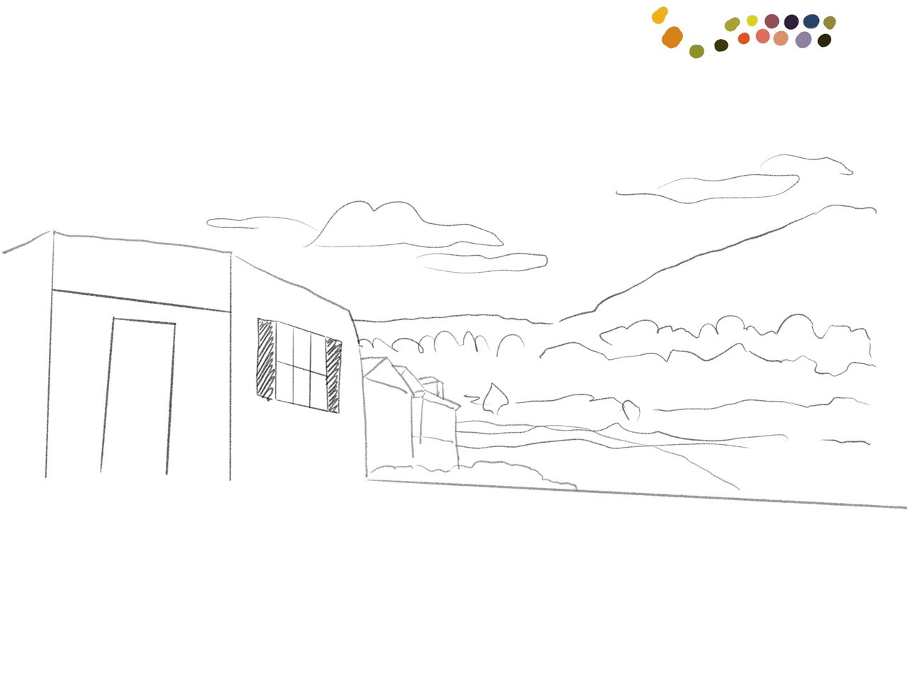 Back wall sketch