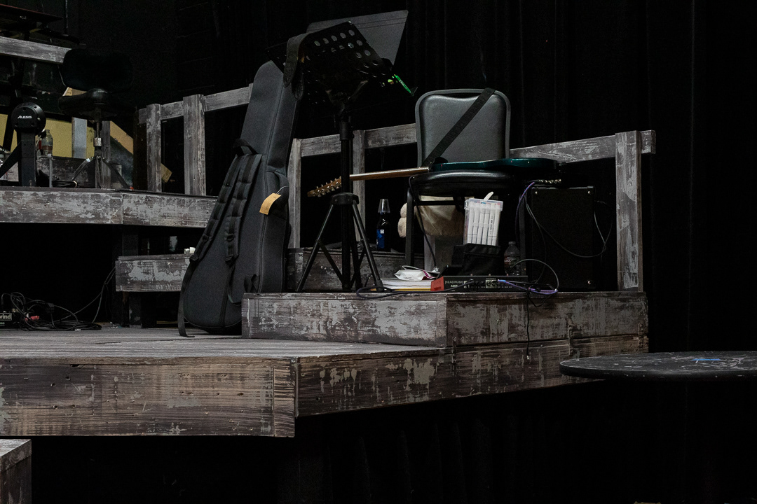 "Lobster Rolls" bandstand setup