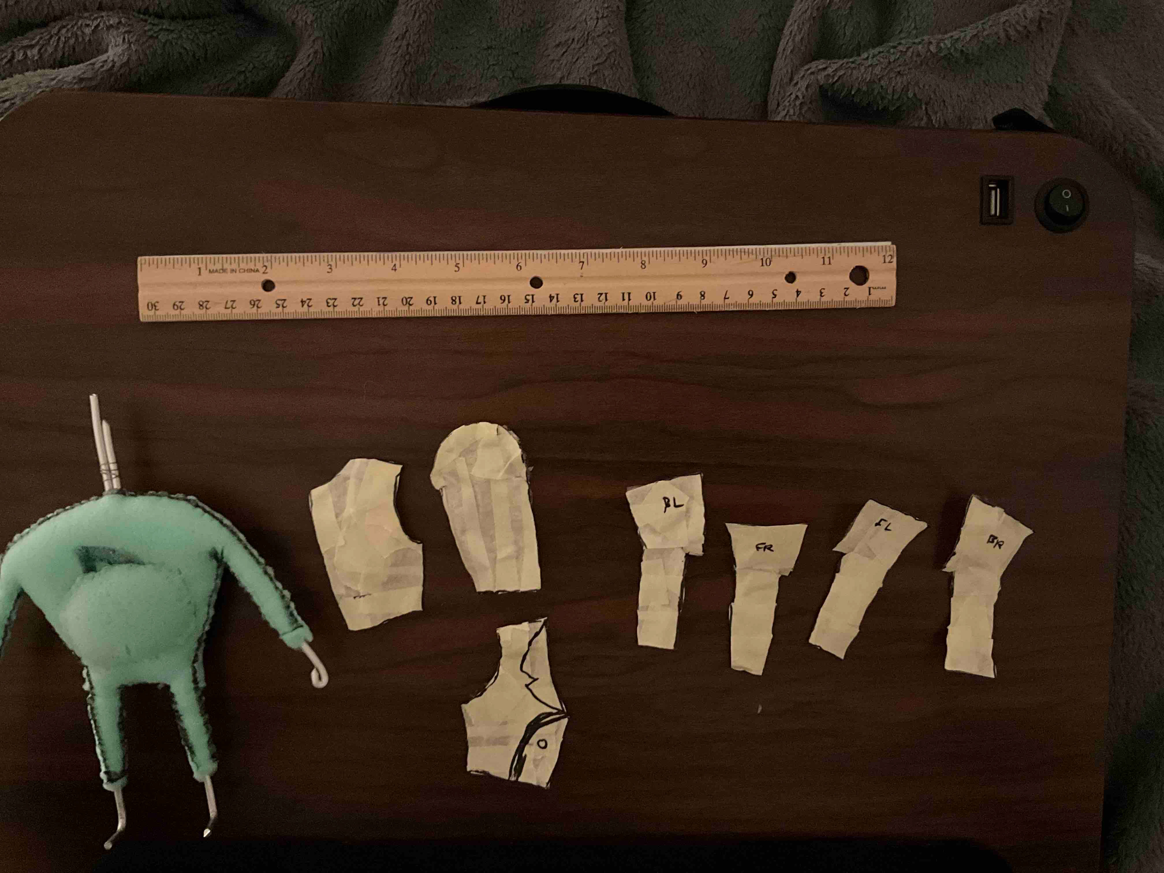 Making clothing patterns