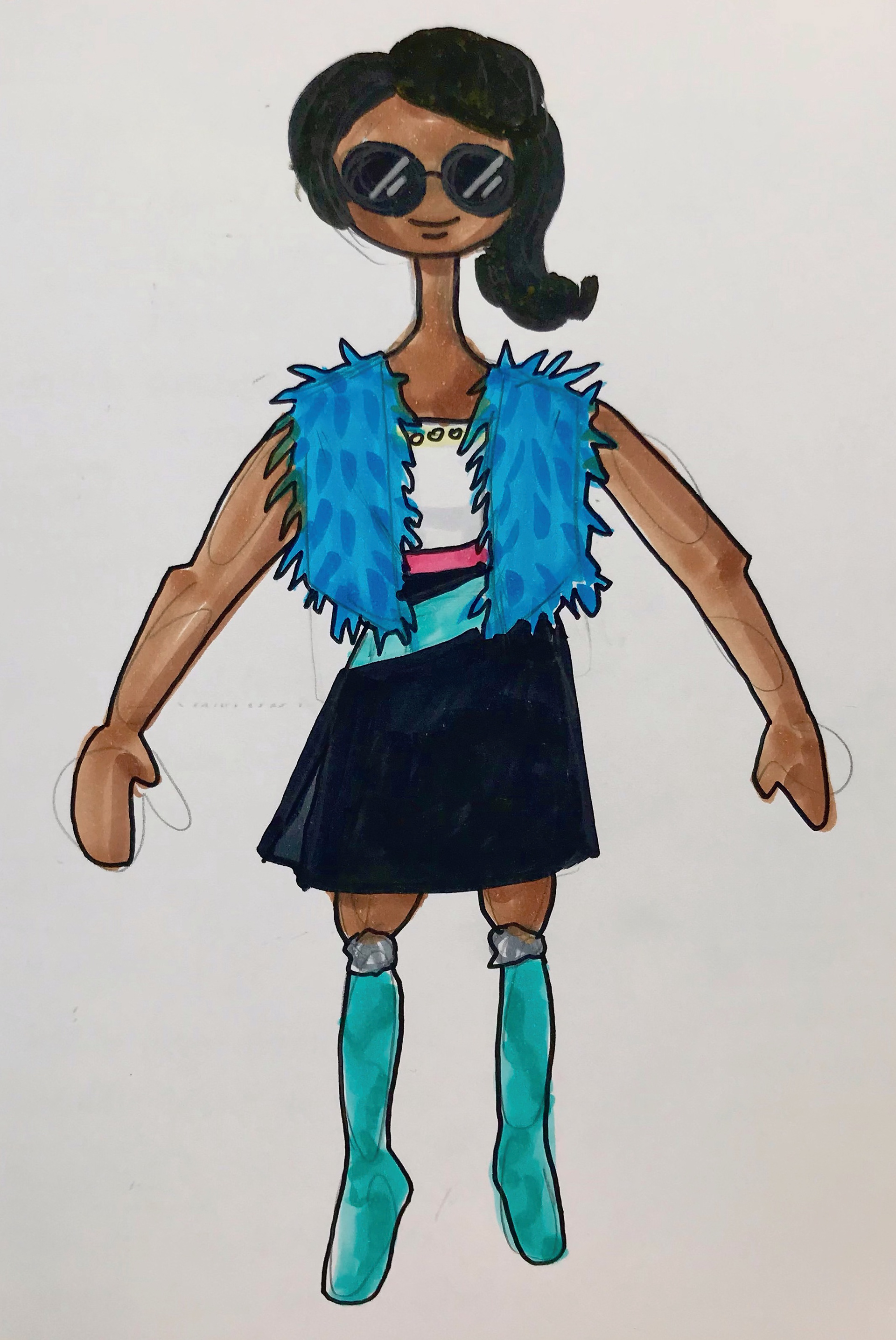 Design sketches, "Nice and Loud"