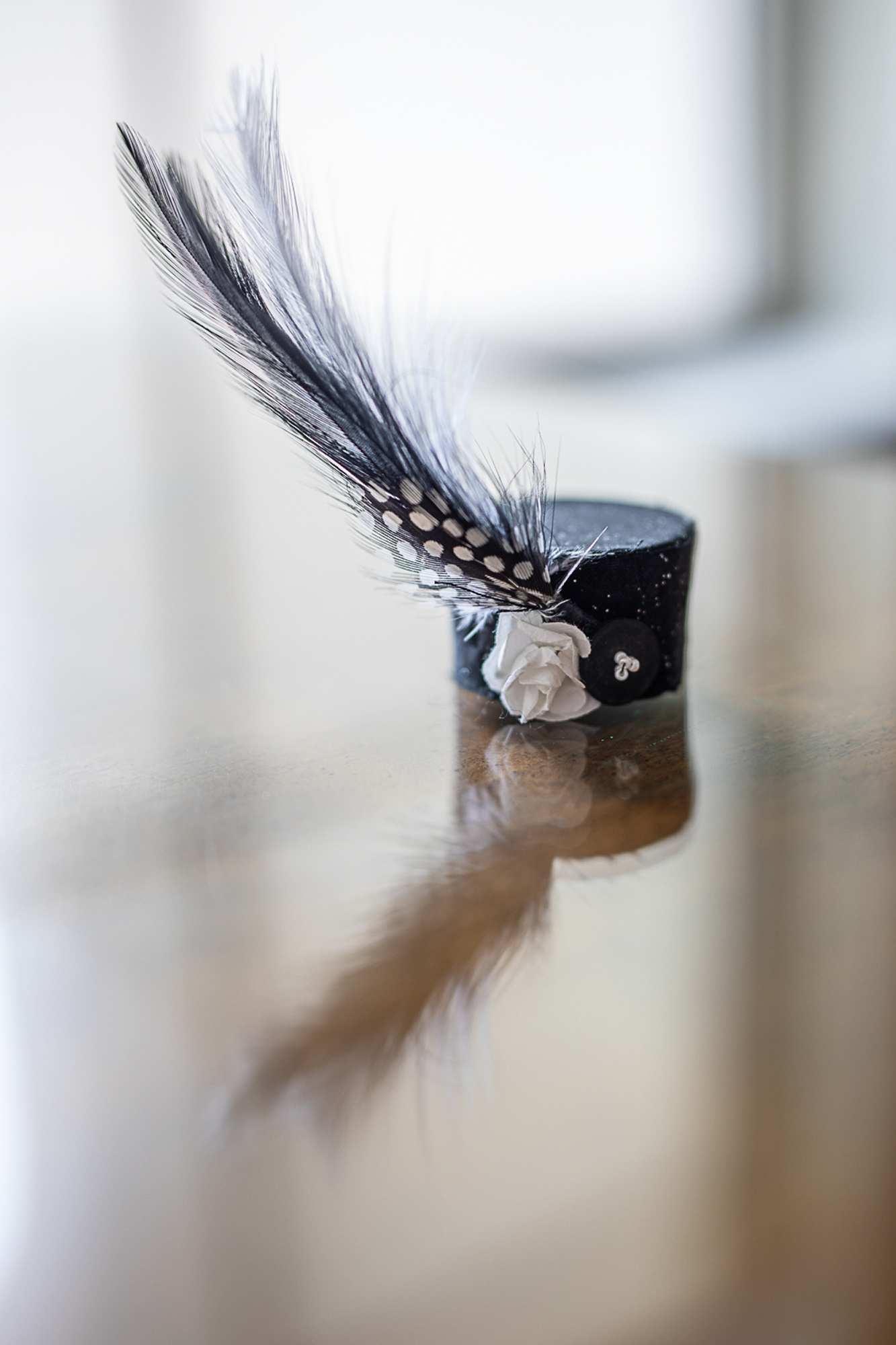 Fascinator detail, "The Kitchen"