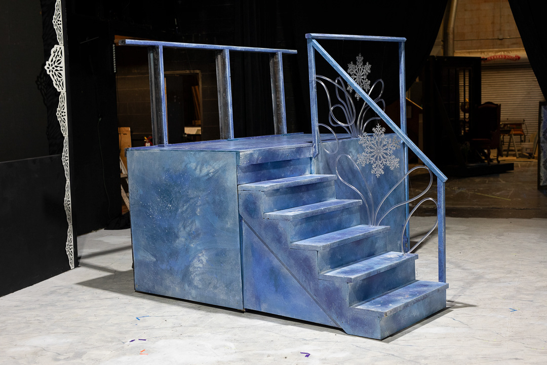 Elsa's castle stairs