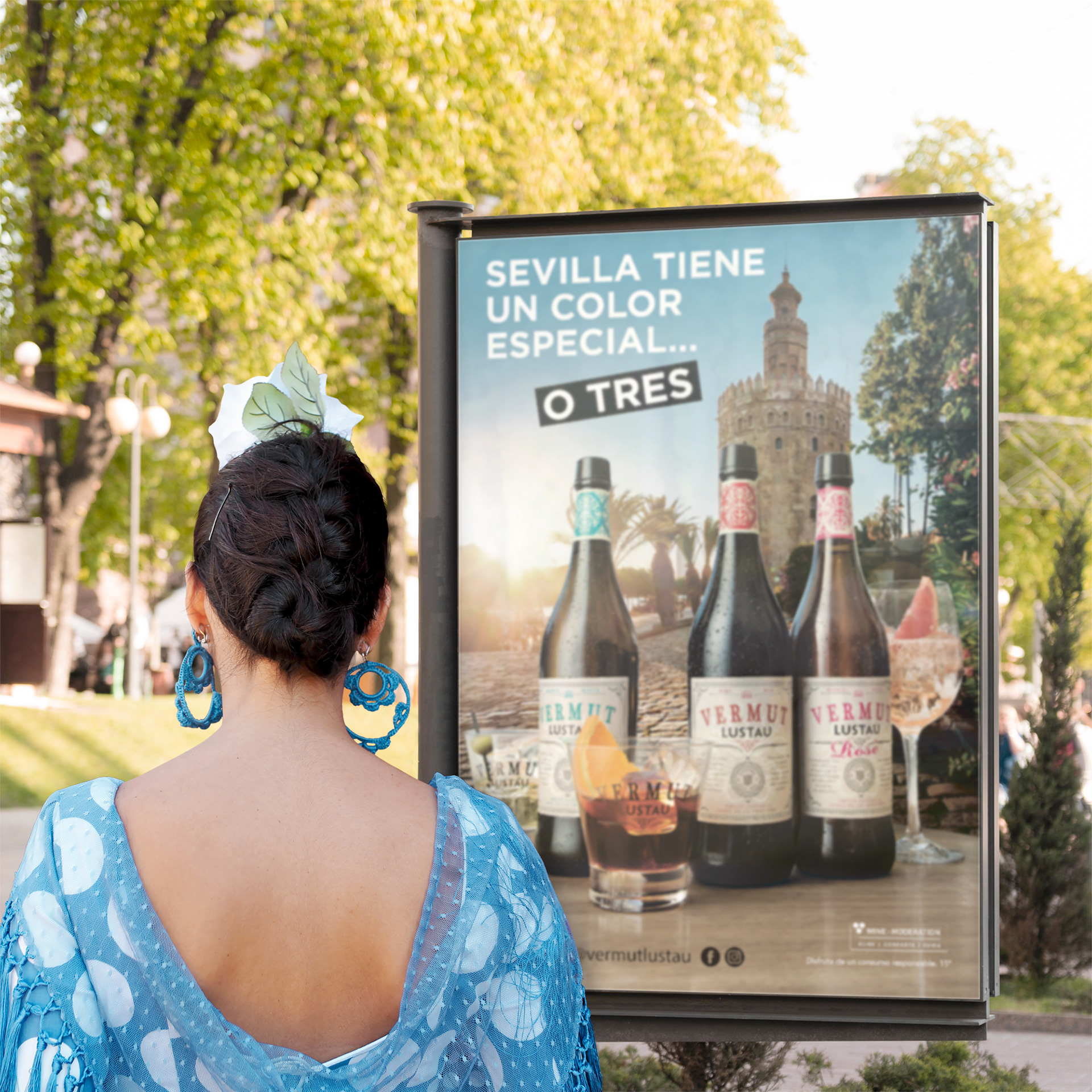 Fotomontaje Feria Sevilla