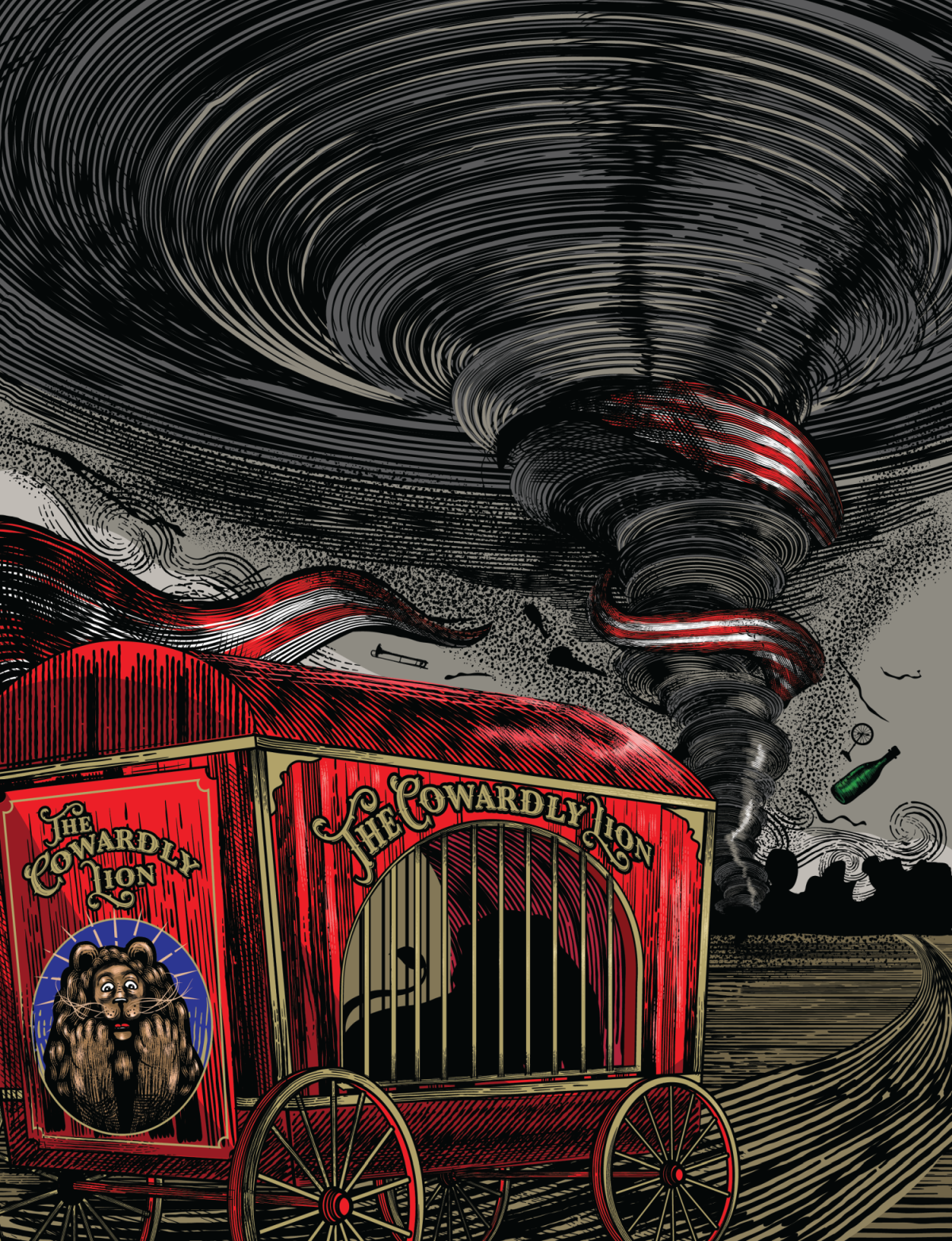 Closeup of the Illustration for Sword & Scales Higher article Don’t Say the Word ‘Tornado’ 