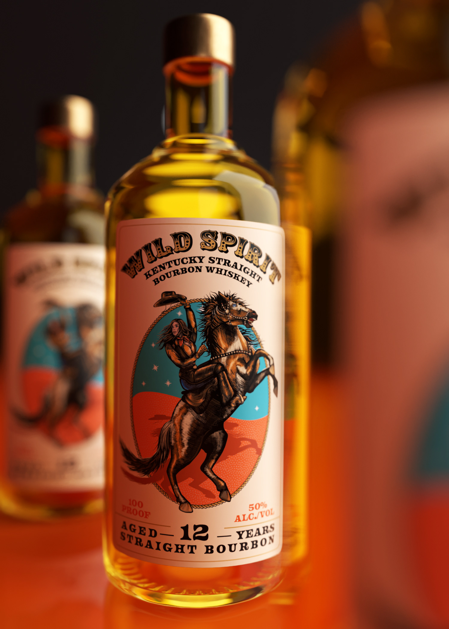 Wild Spirit Whiskey Label