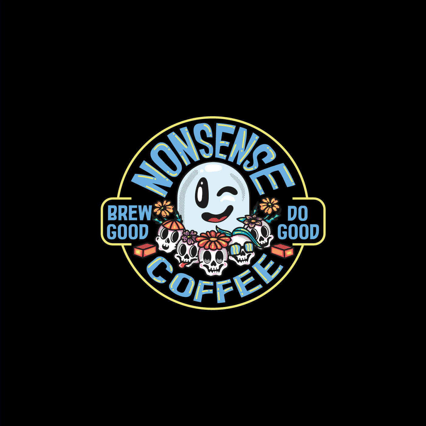 Logo design made for Nonsense Coffee Brand. They are building paths out of homelessness.
