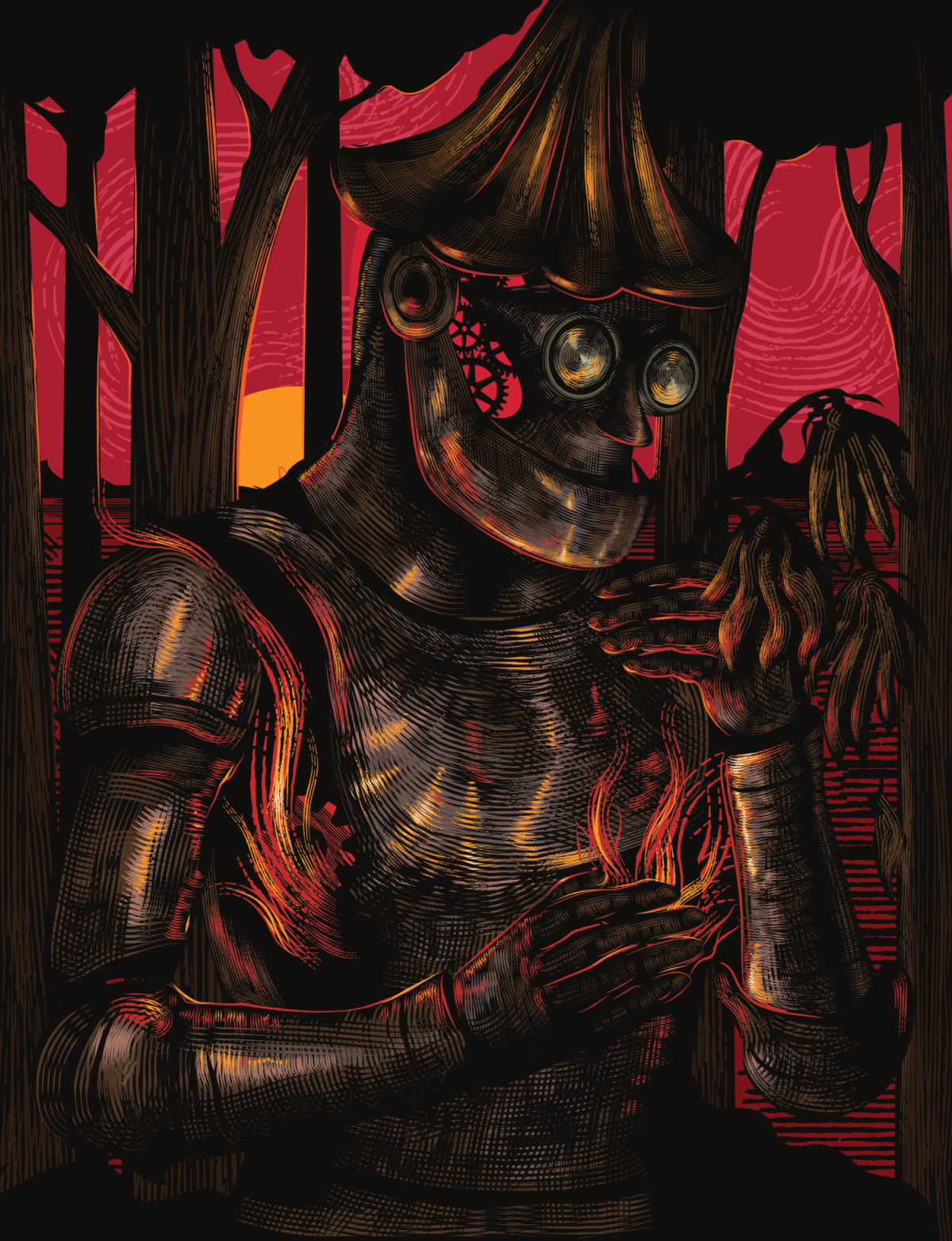 Illustration for Sword & Scales Higher for the article Wages for Everyone! written by Michael Poon