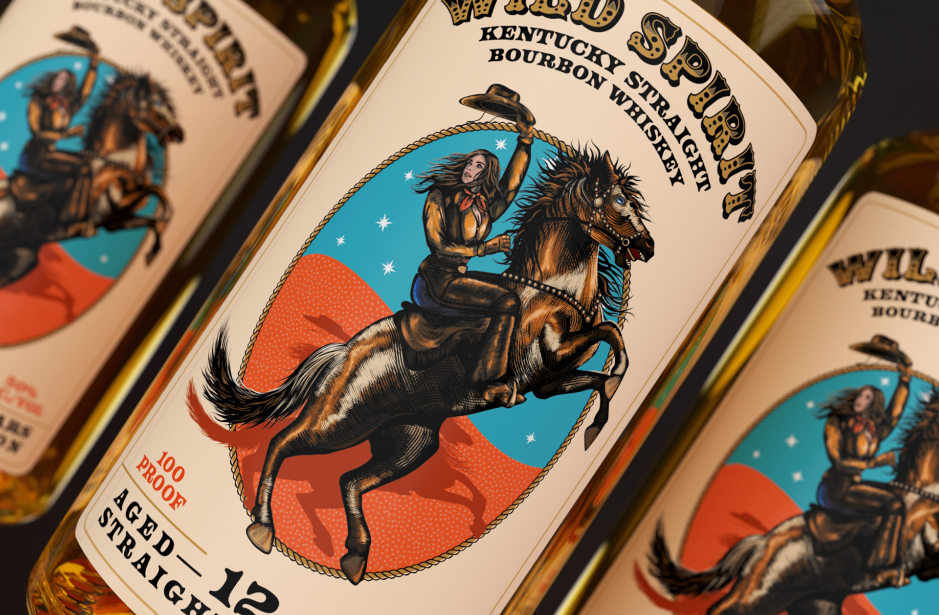 Wild Spirit Whiskey Label