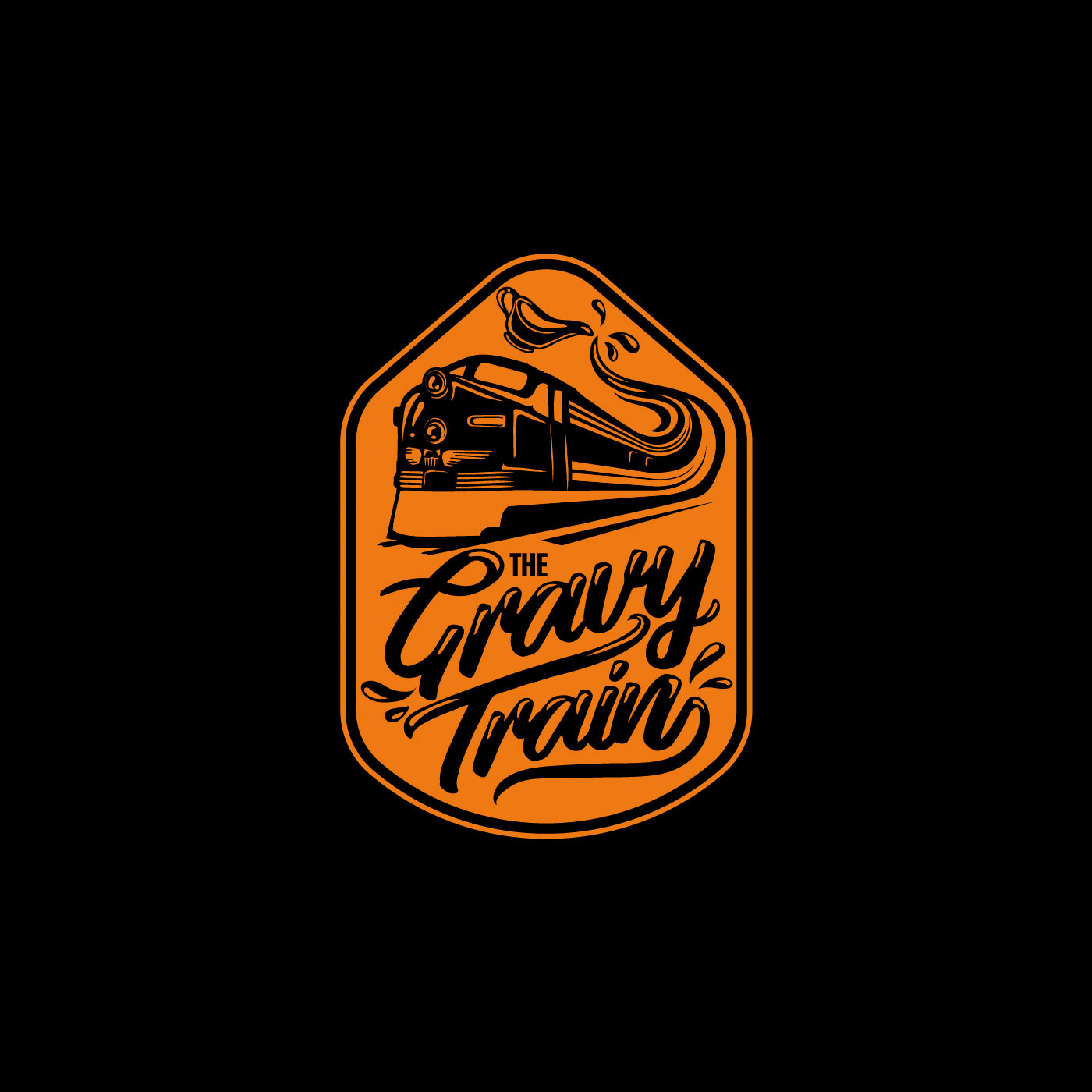 Restaruant logo design made for The Gravy Train.