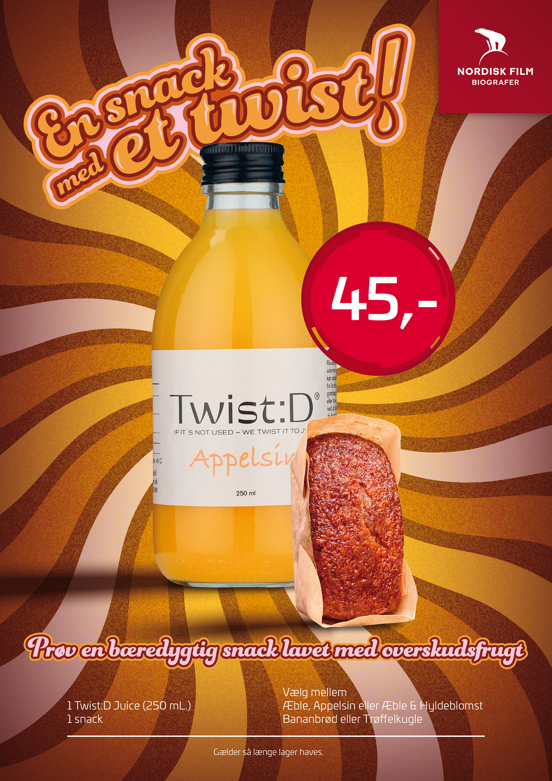 NORDISK FILM BIOGRAFER Denmark: Snack campaign (Creative / Design)