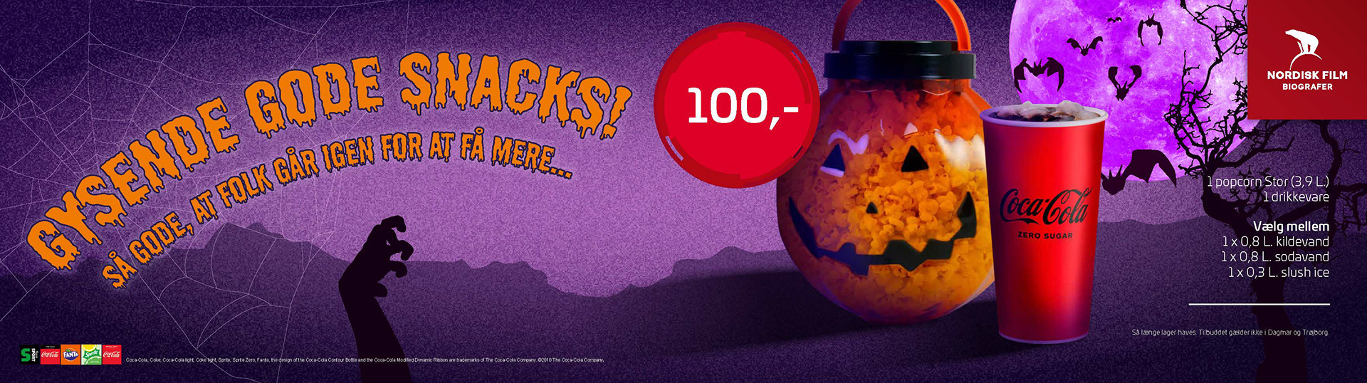 NORDISK FILM BIOGRAFER Denmark: Halloween campaign (Creative / Design)