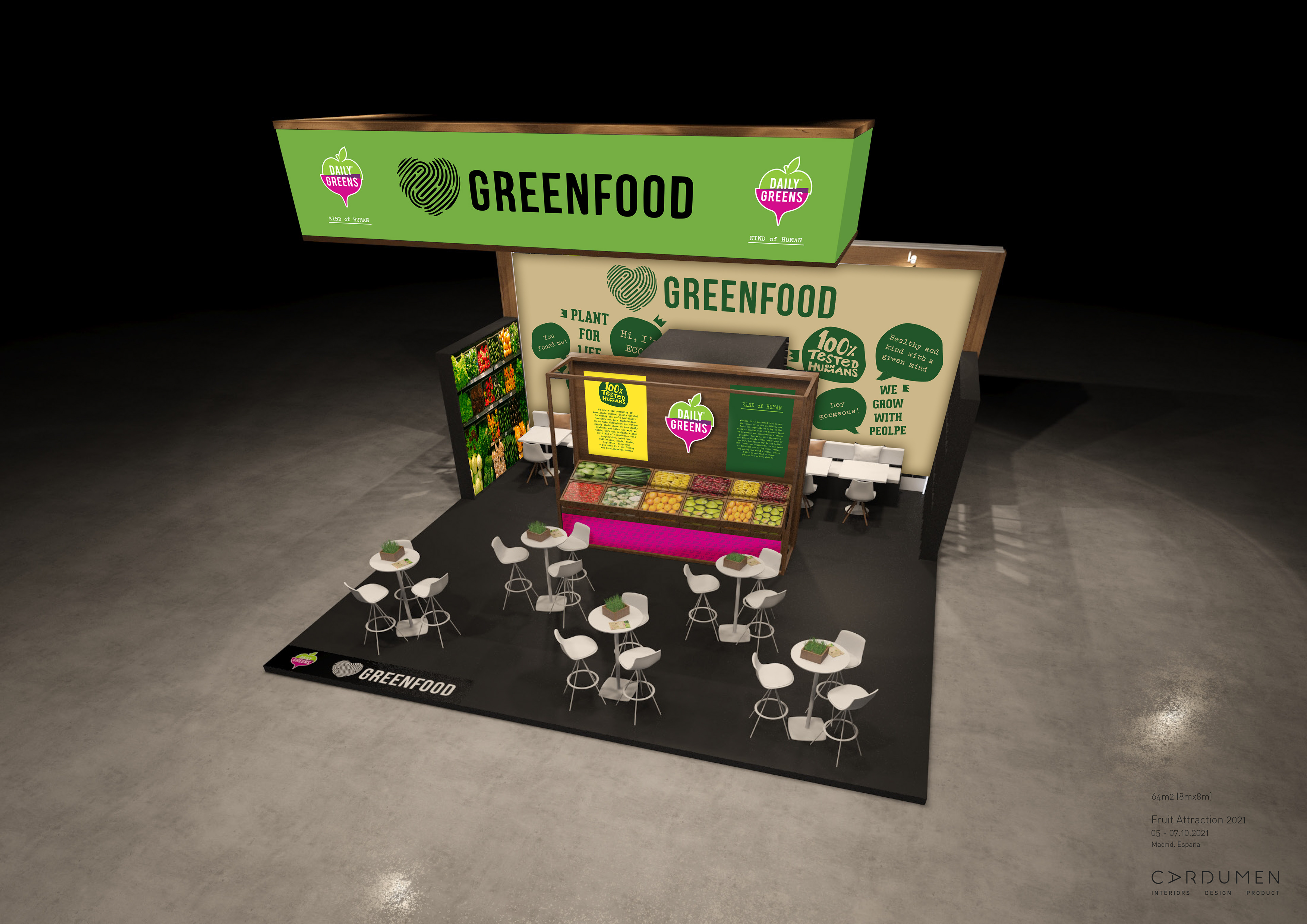 DAILY GREENS: Fair material Spain (Creative / Design)