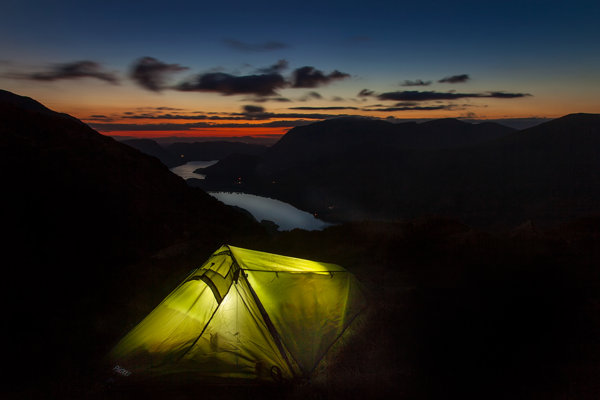 Wild Camp overlooking Buttermere