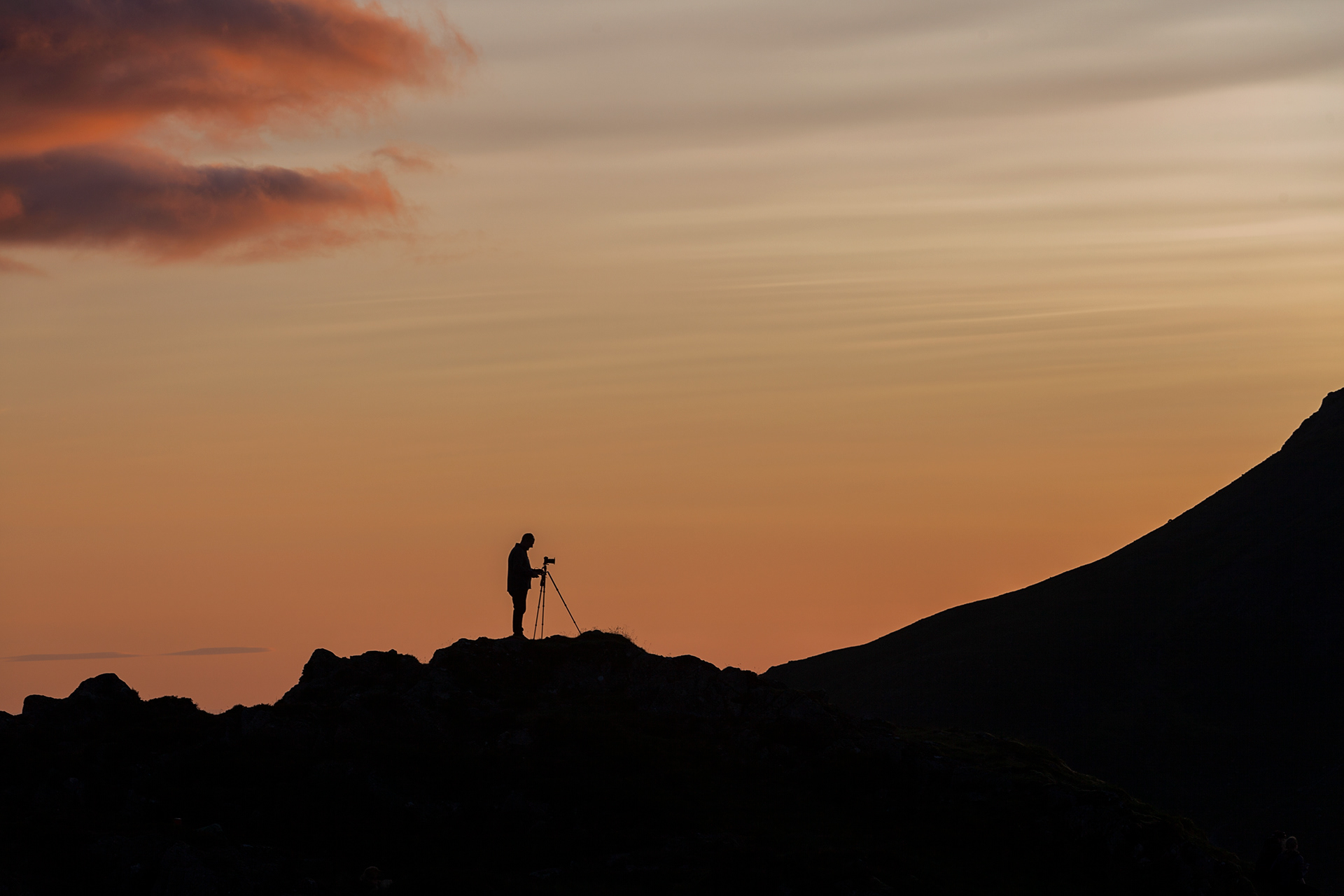 Sunset at Haystacks
