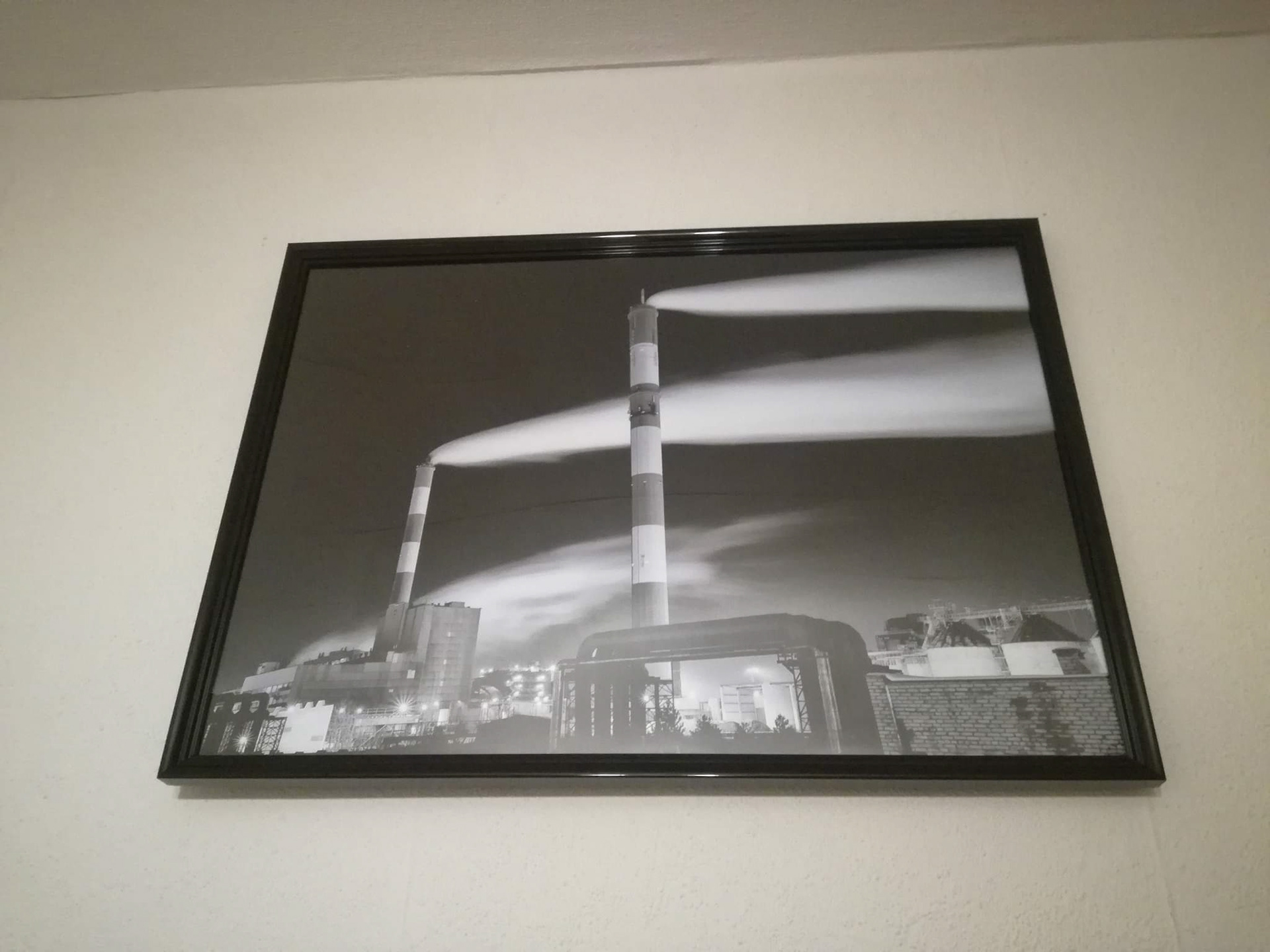 Obraz u klienta na ścianie