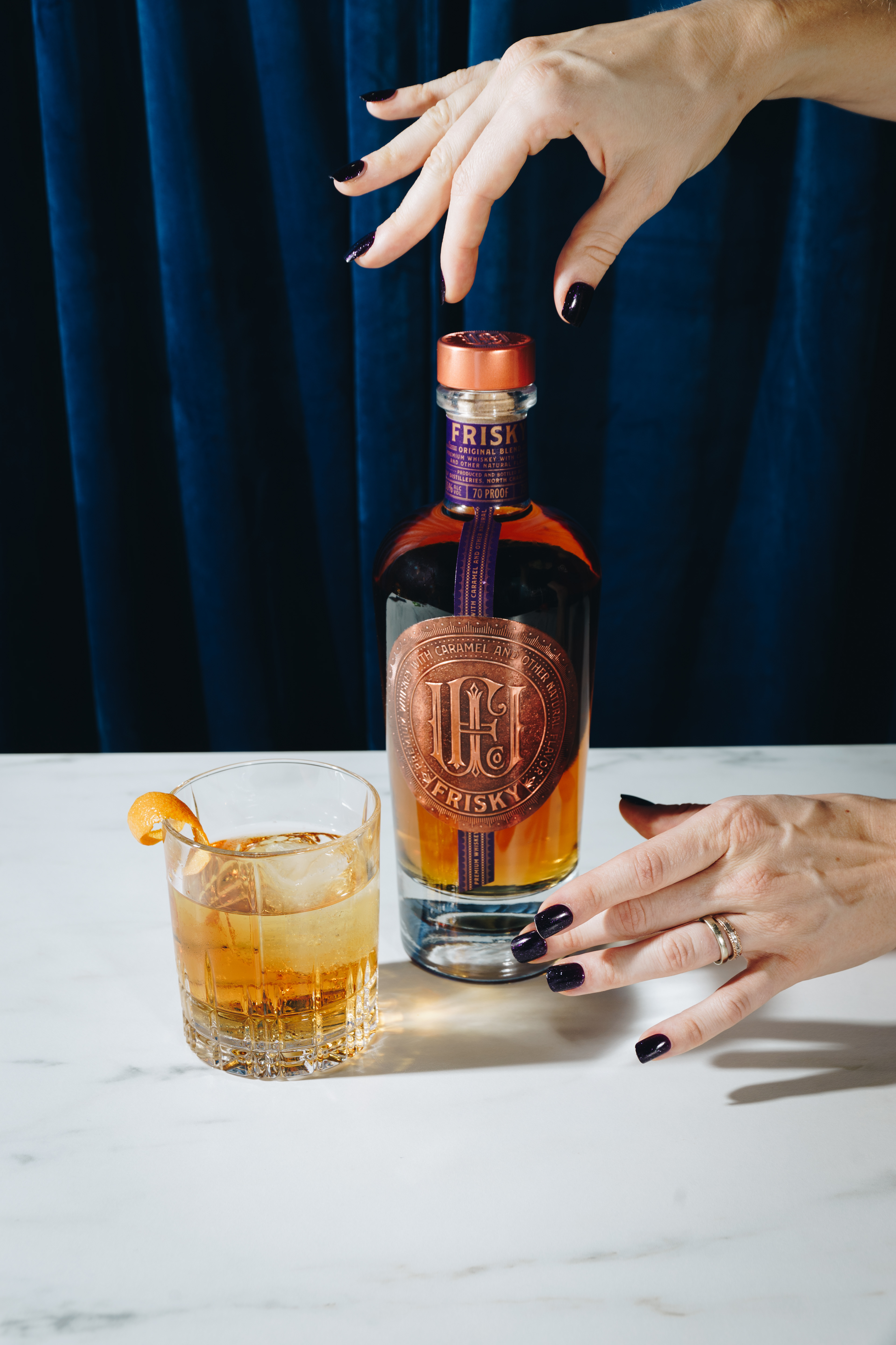 frisky + whiskey