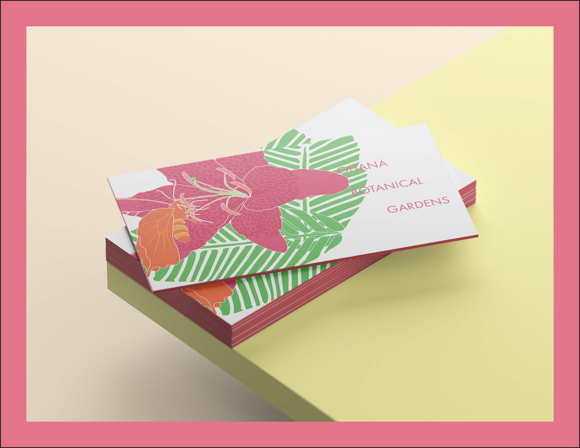 Front of the buisness card