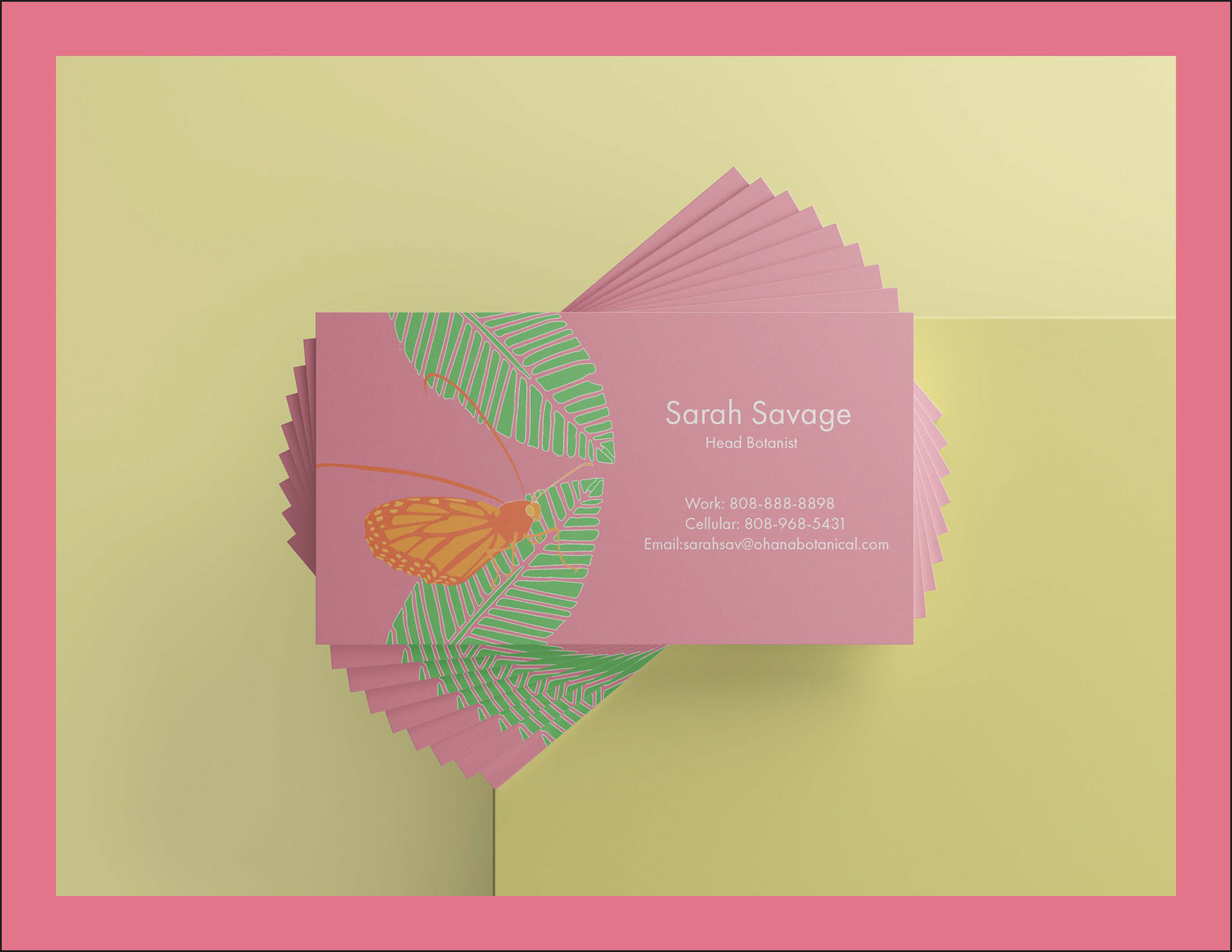 Back of the business card