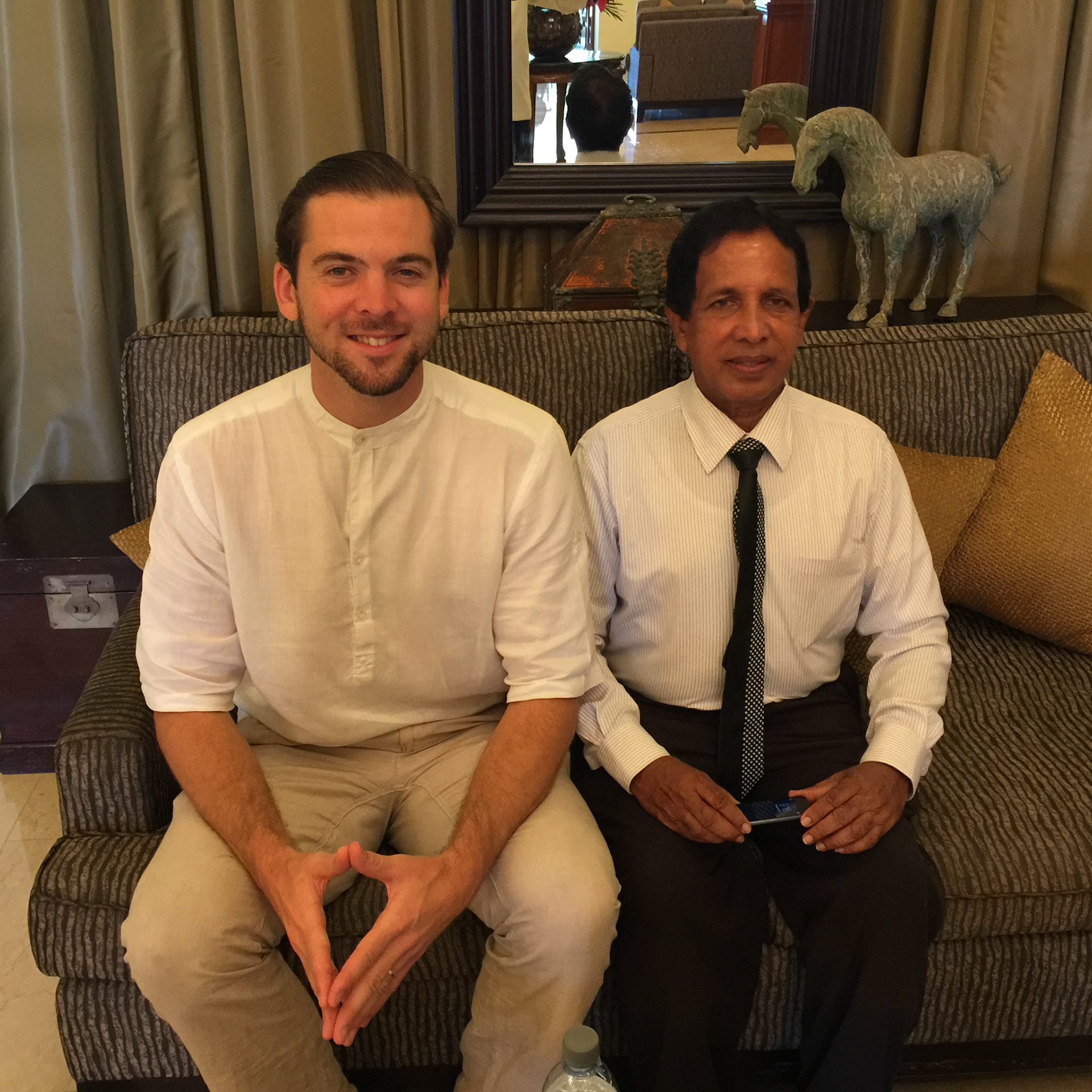 Awaiting Interview with President Maithripala Sirisena